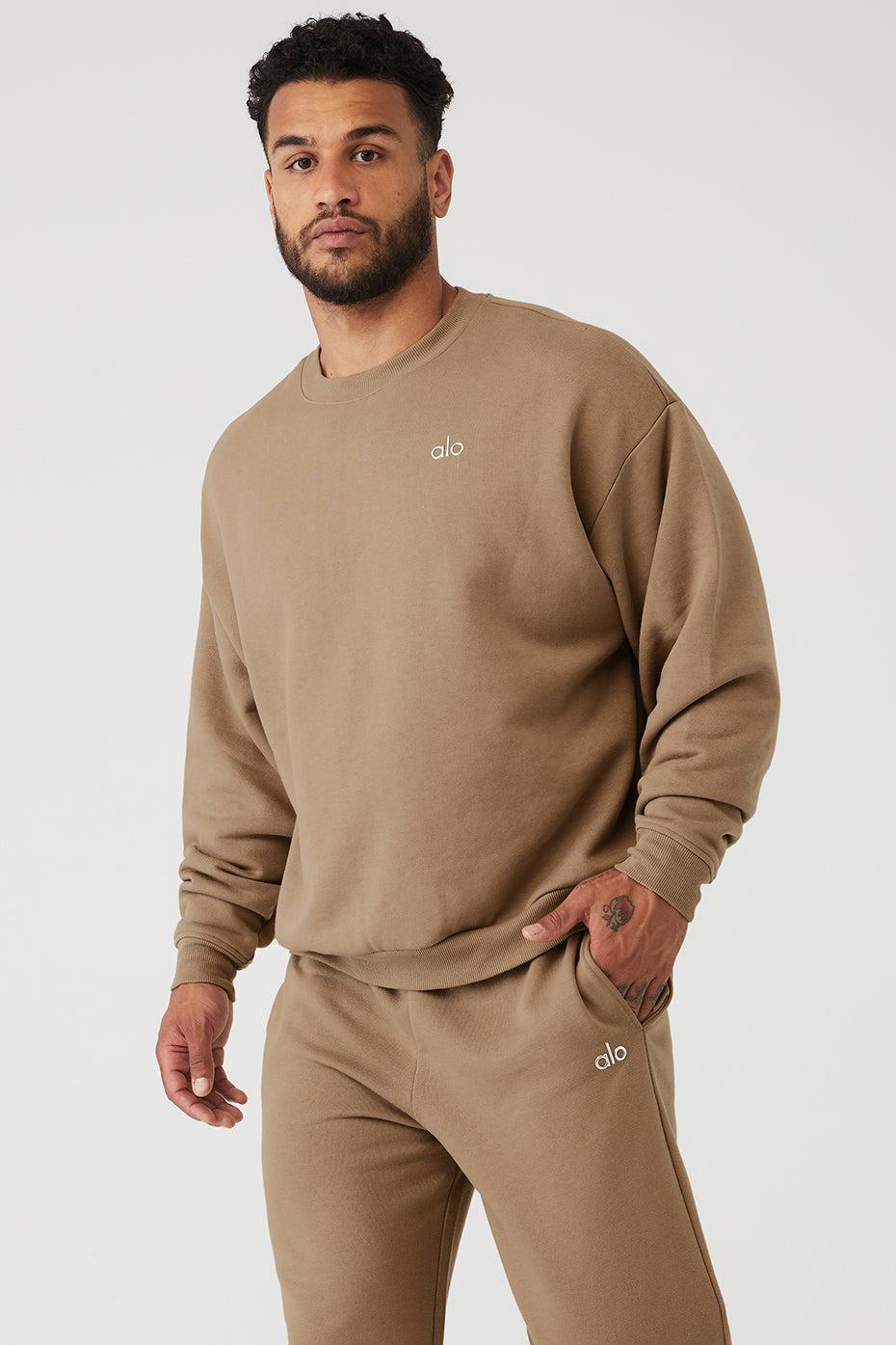 Accolade Crew Neck Pullover - Gravel Product Image