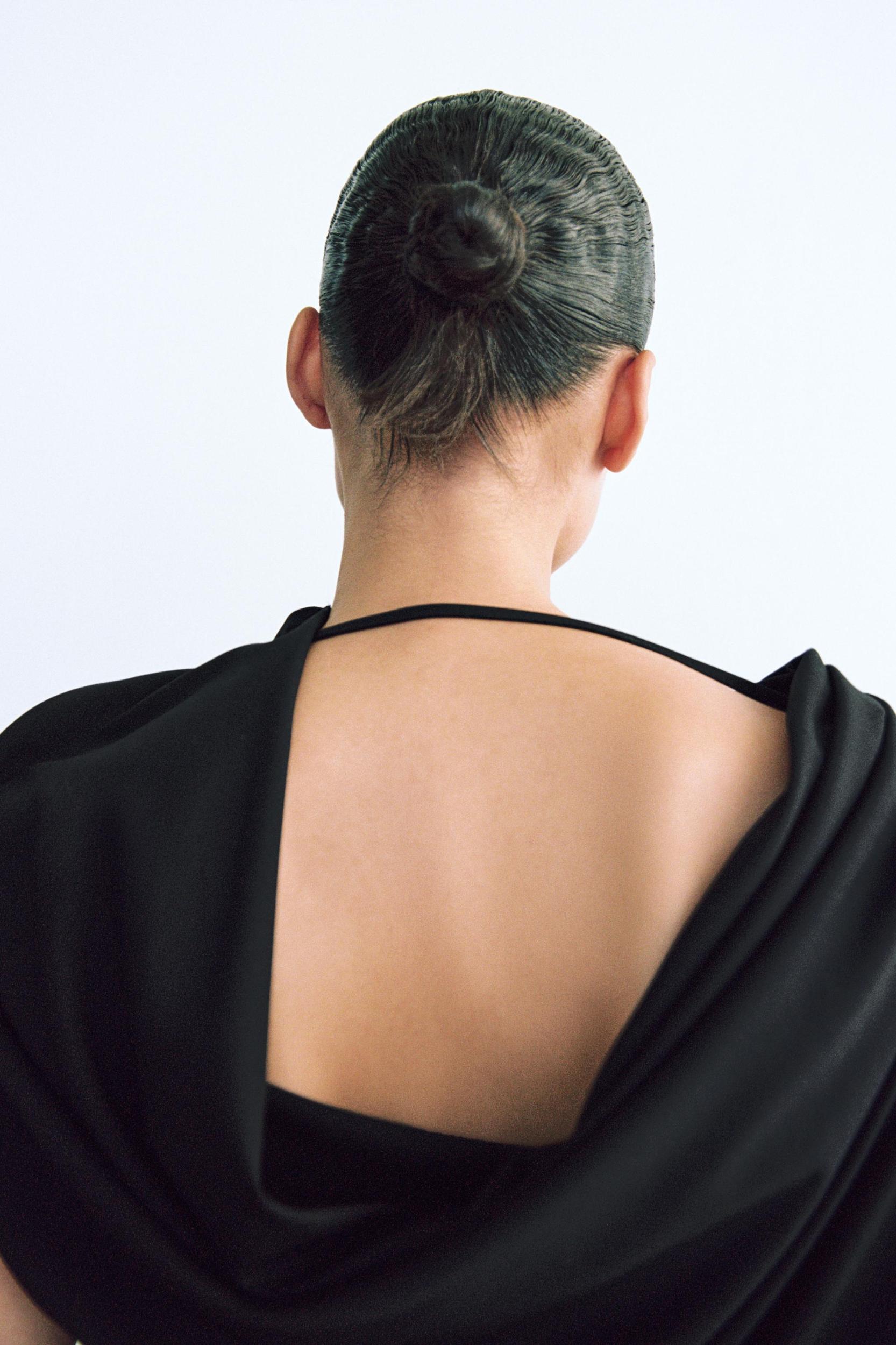 SHORT DRESS WITH RUCHING Product Image