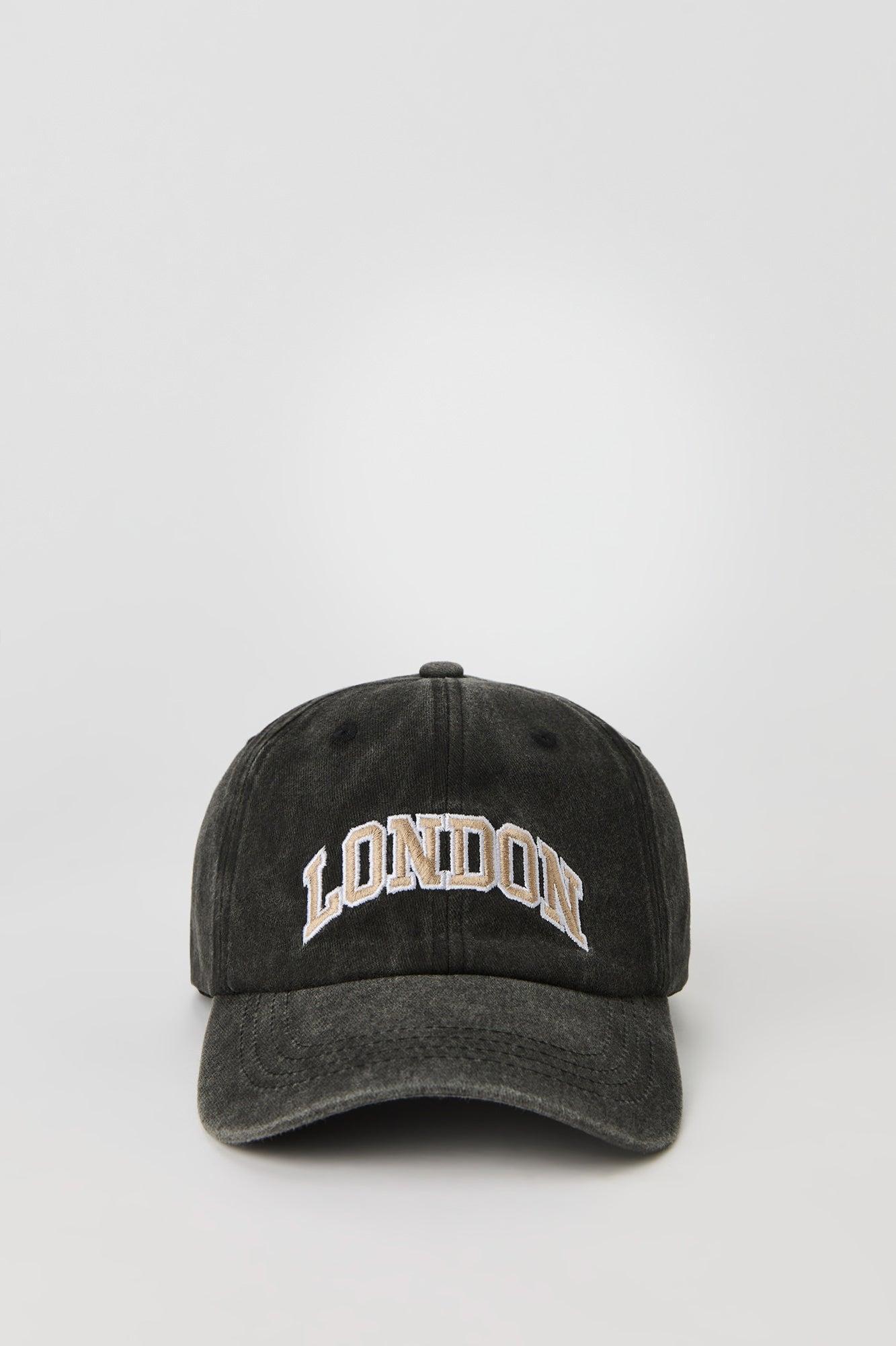 Embroidered Washed Baseball Hat Male Product Image