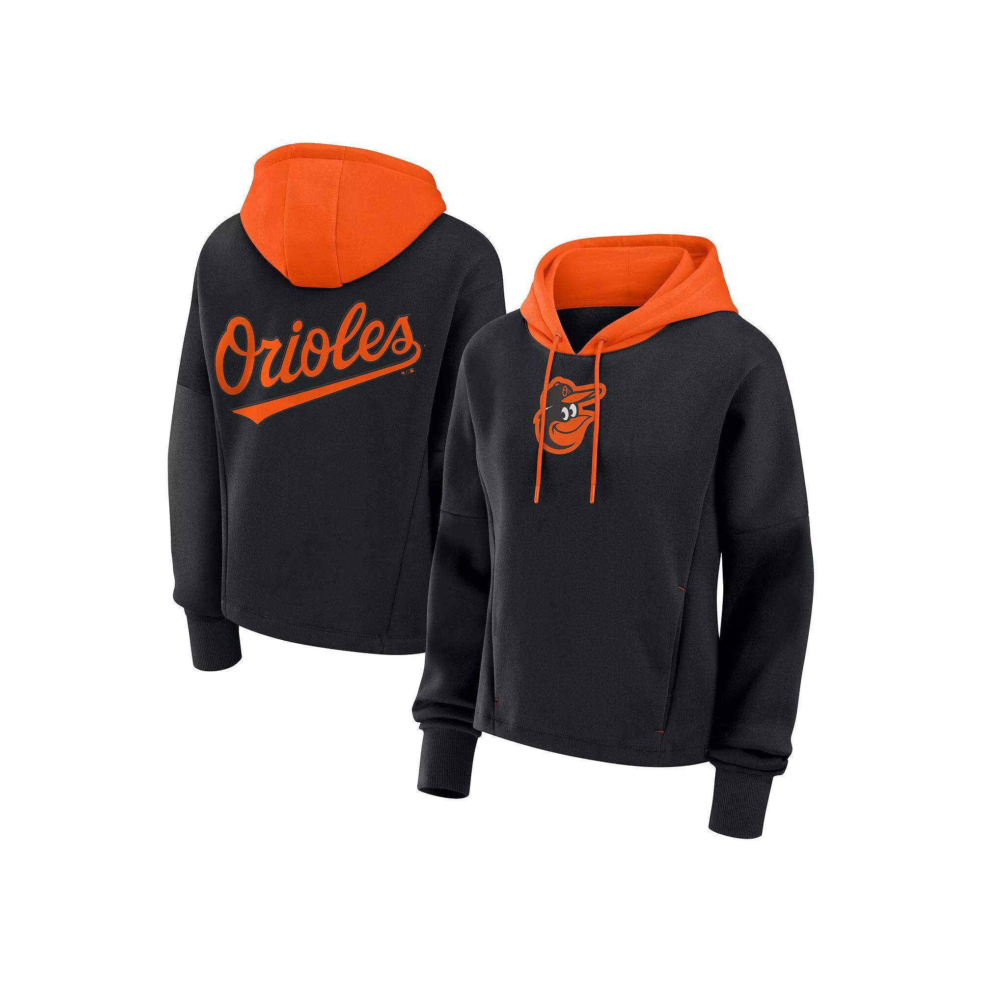Womens Fanatics Baltimore Orioles Oversized Legacy Favorite Spectator Pullover Hoodie Product Image