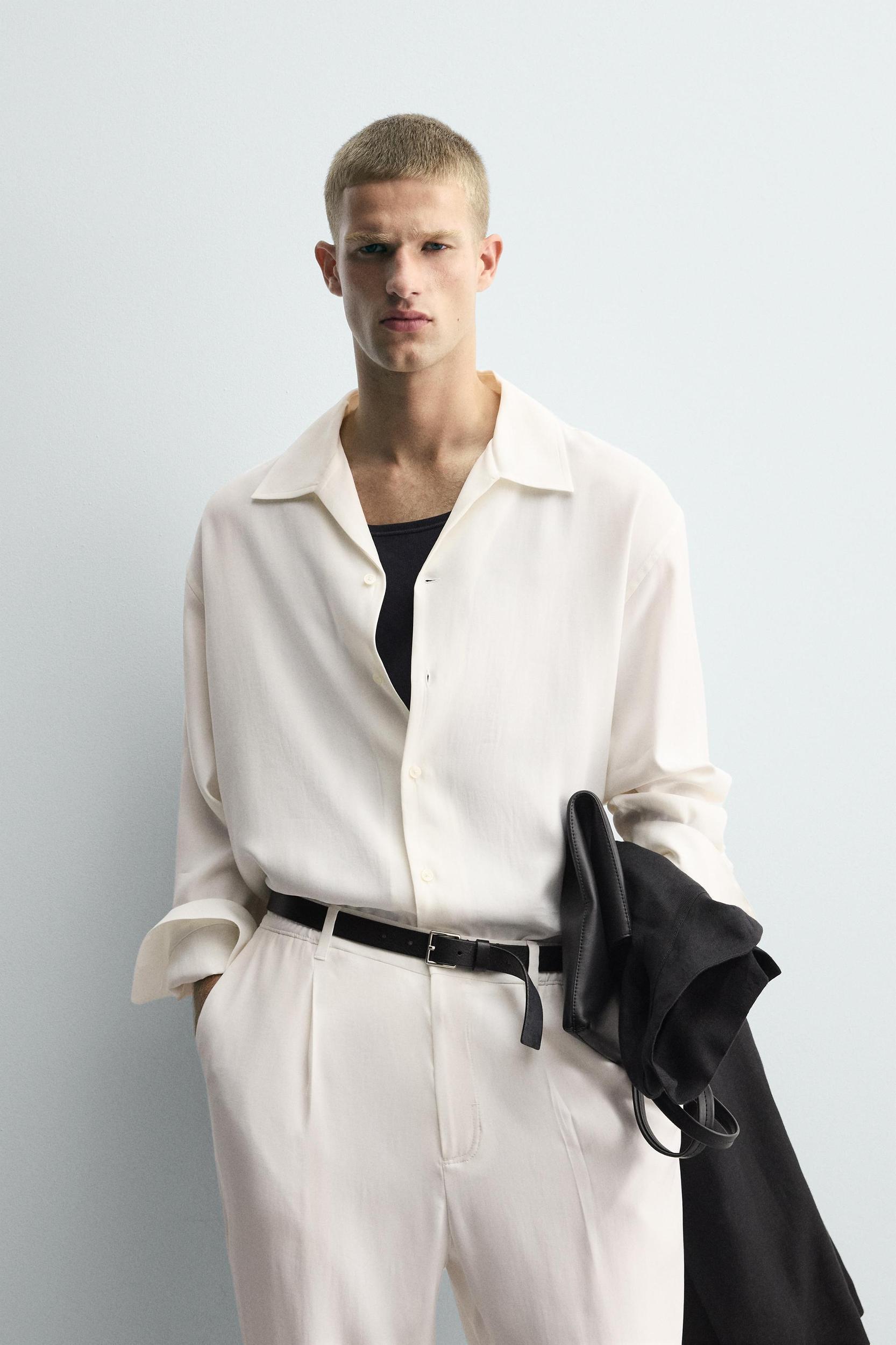 RELAXED FIT FLOWY SHIRT Product Image