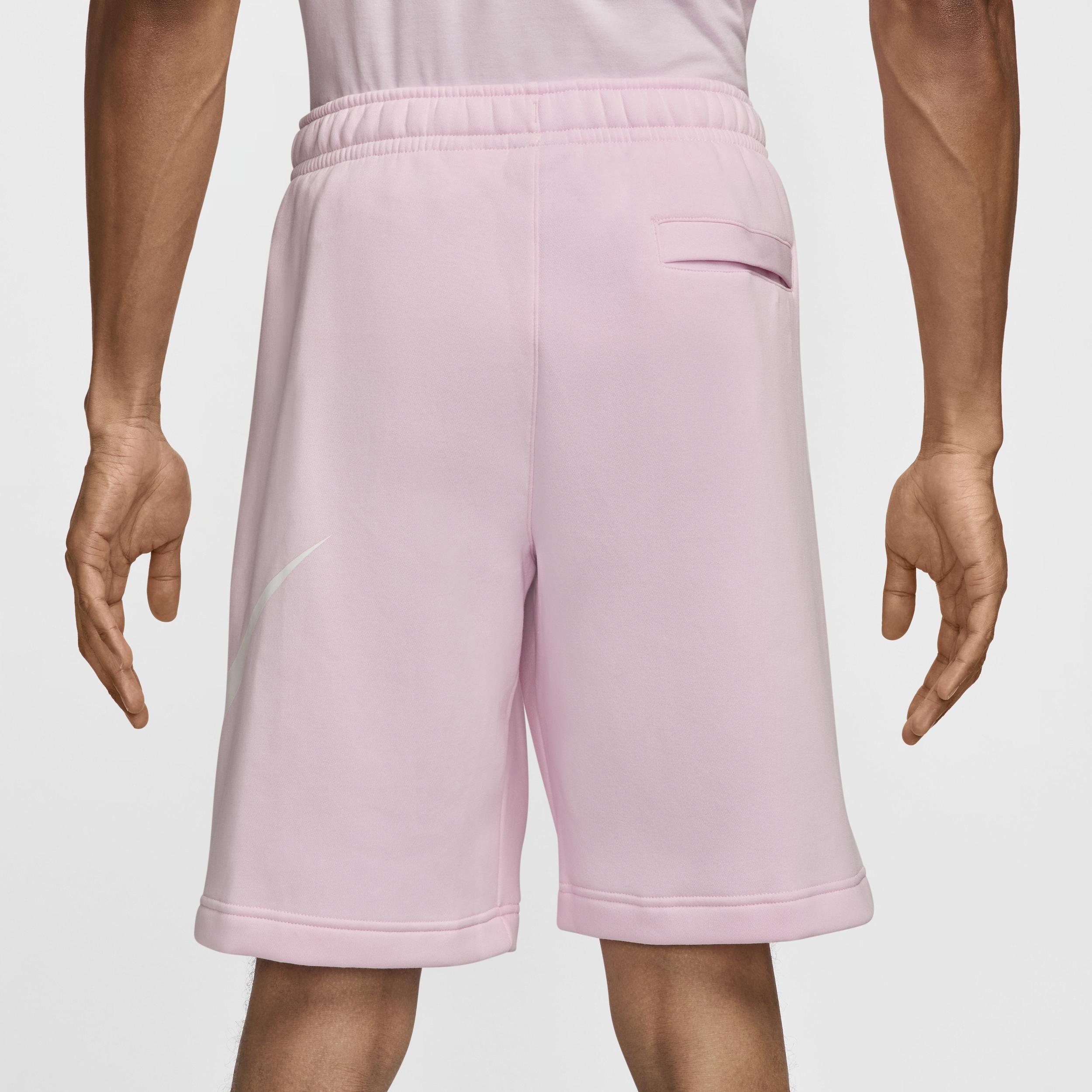 Nike Mens Nike Club Fleece Shorts - Mens Pink Foam/White/White Product Image