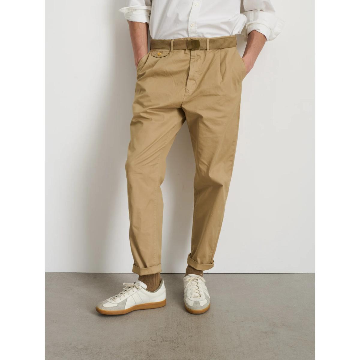 Standard Pleated Chino Pant Vintage Khaki Product Image
