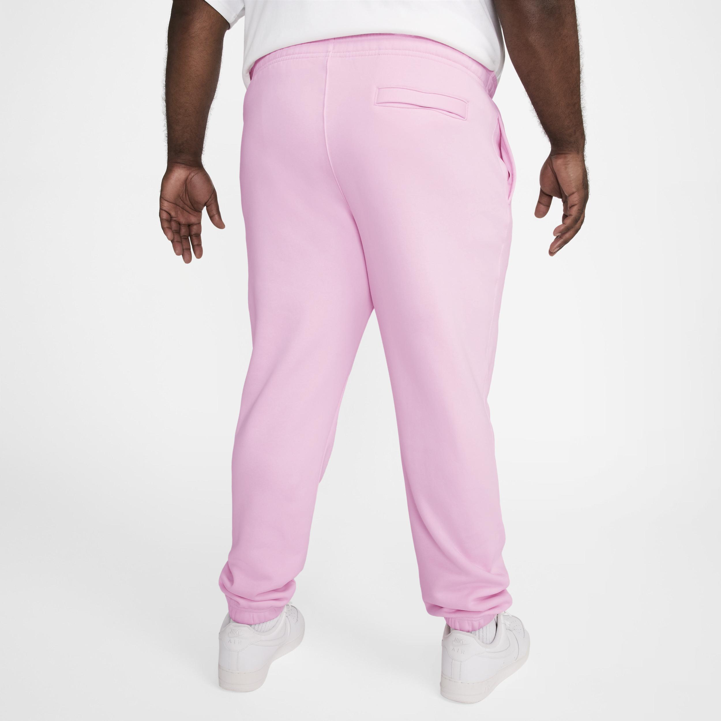 Nike Mens Nike Club Cuffed Pants - Mens Pink Foam/Pink Foam/White Product Image