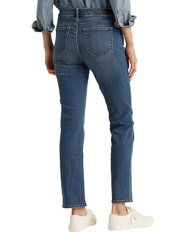 High-Rise Straight Ankle Jeans Product Image