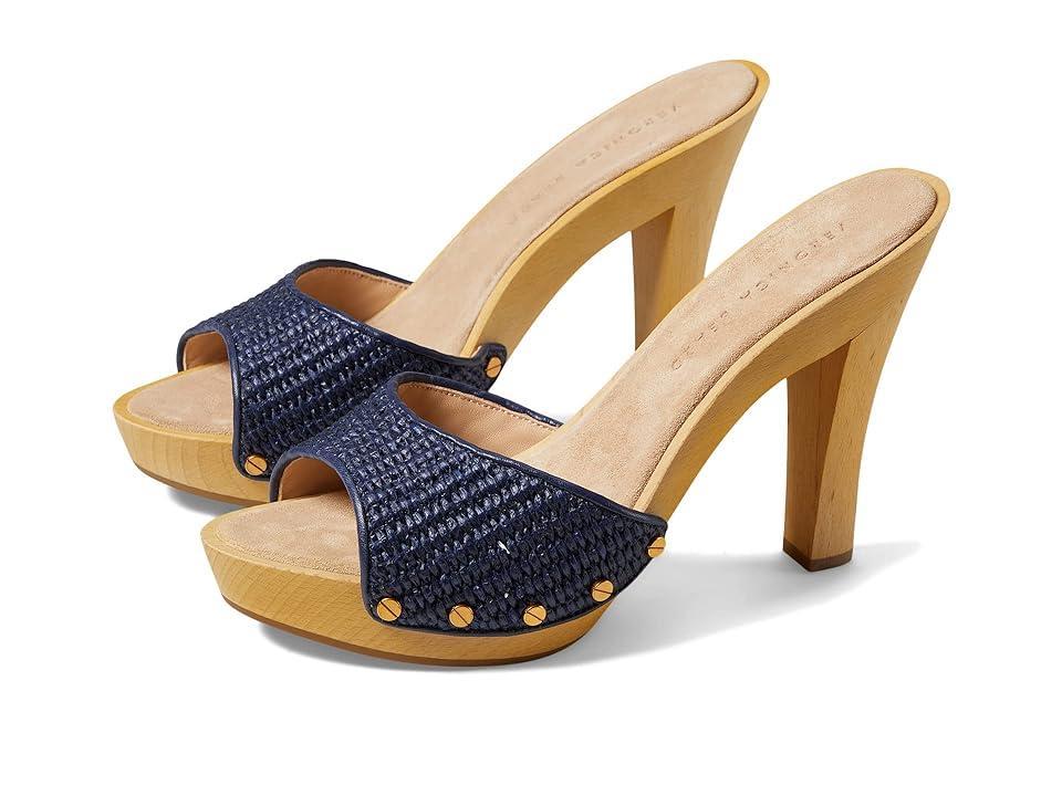 Layne Raffia Slide Clog Sandals Product Image