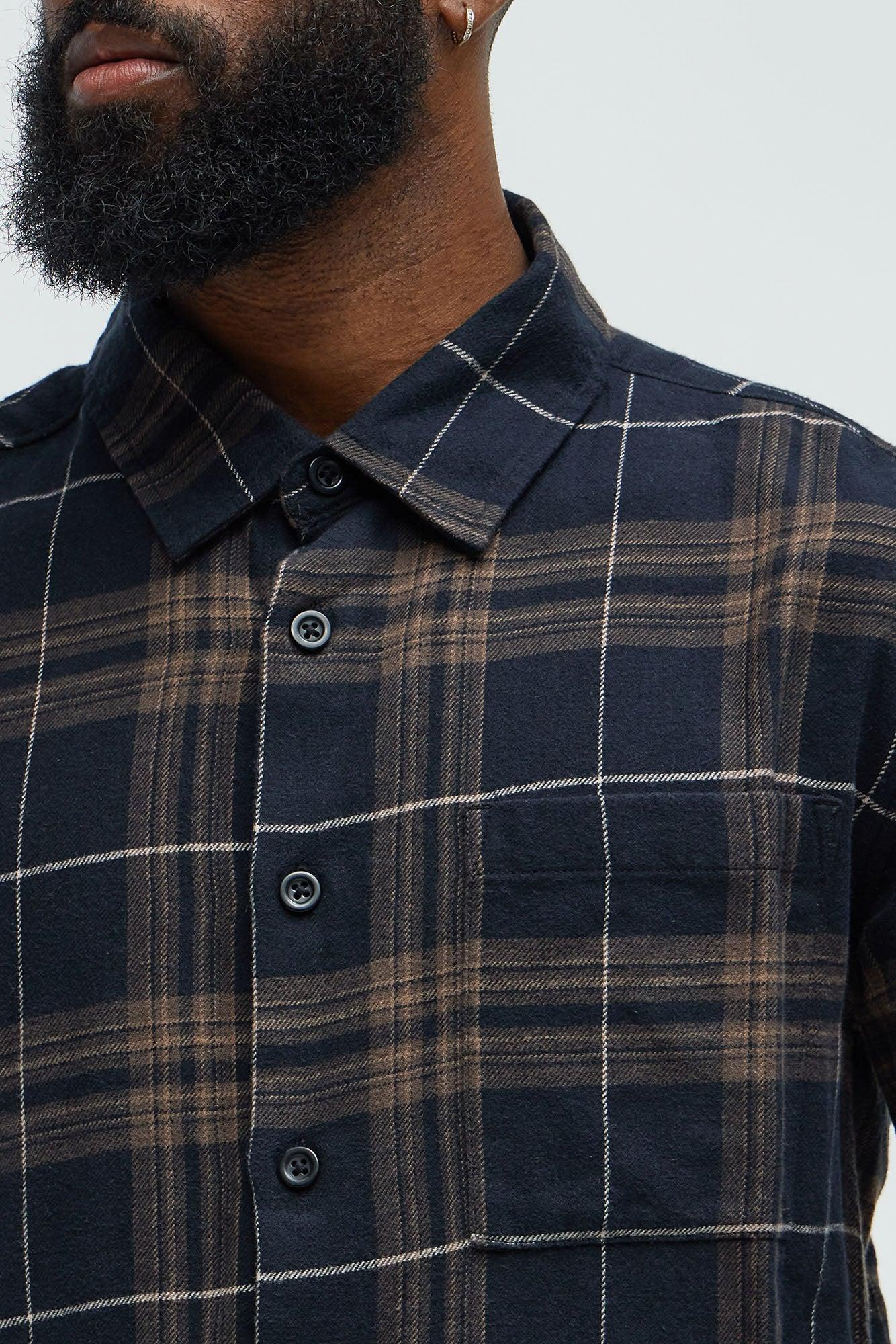 Sayward Flannel Shirt - Black/combo Product Image