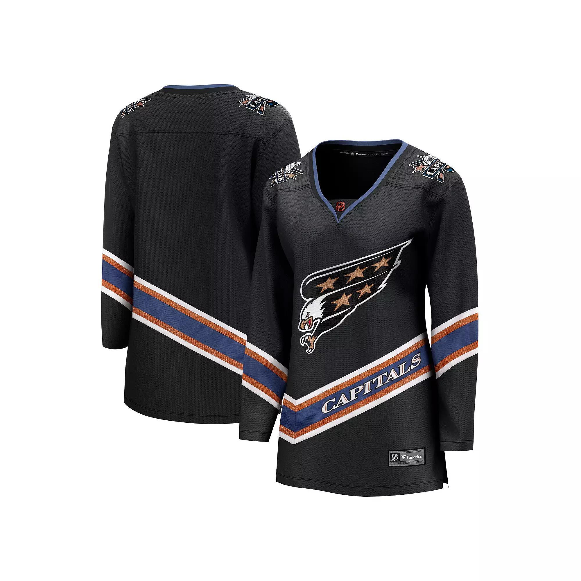 Women's Fanatics Branded Black Washington Capitals Special Edition 2.0 Breakaway Blank Jersey, Size: Medium Product Image
