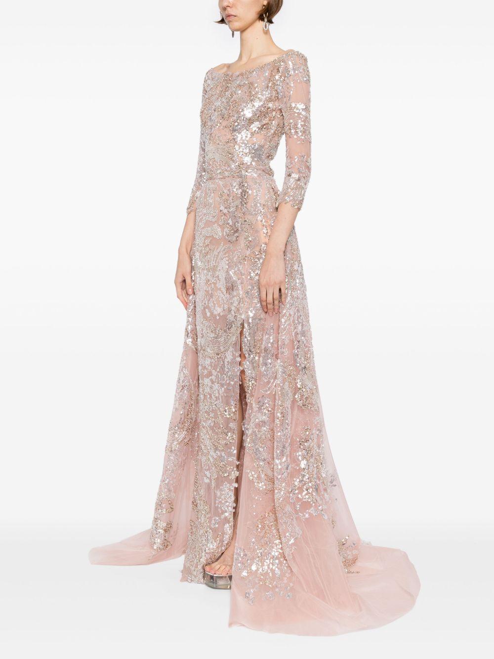 embroidered maxi dress Product Image