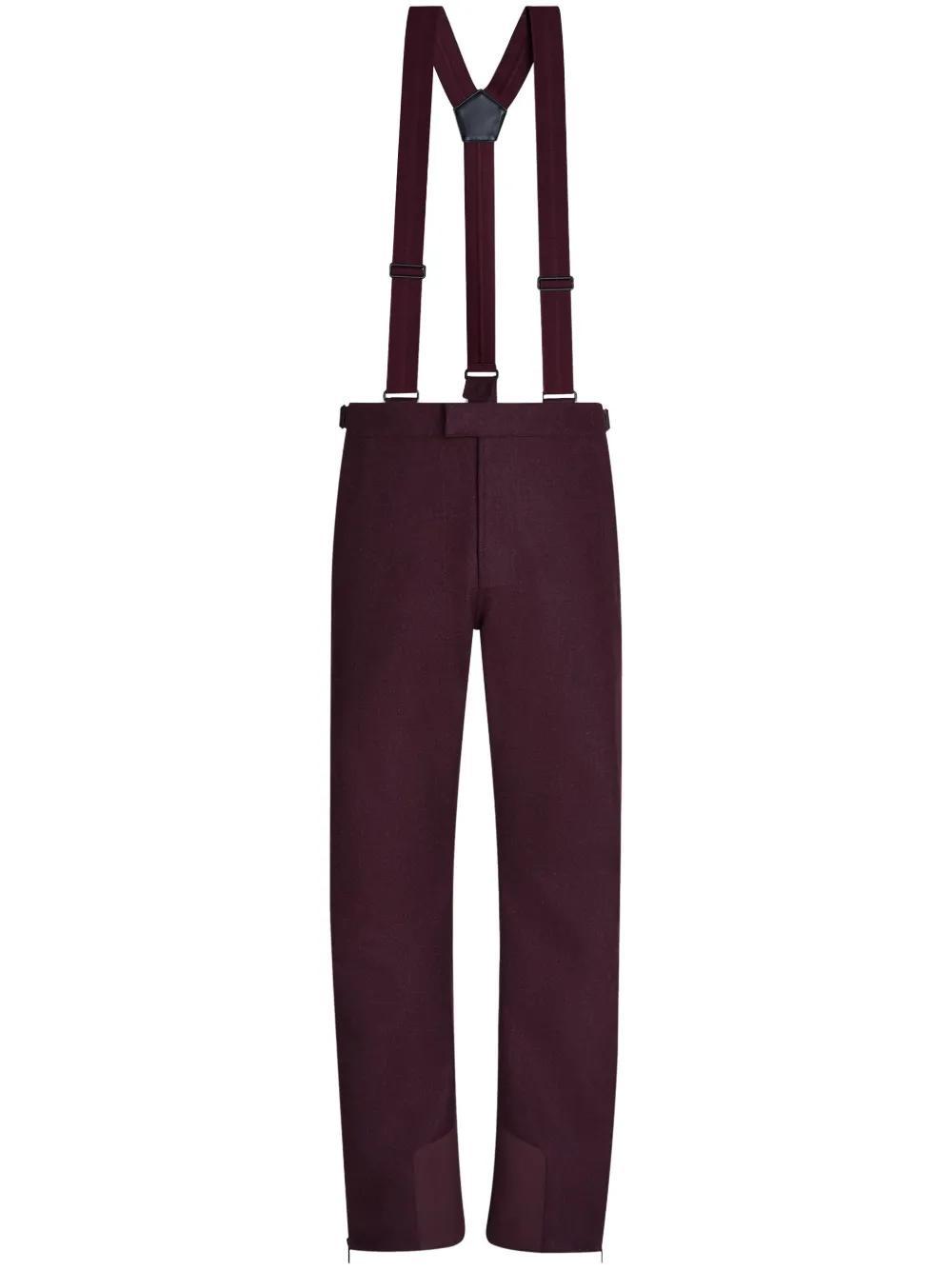 ZEGNA Techmerino Wool Ski Pants In Dark Purple Product Image