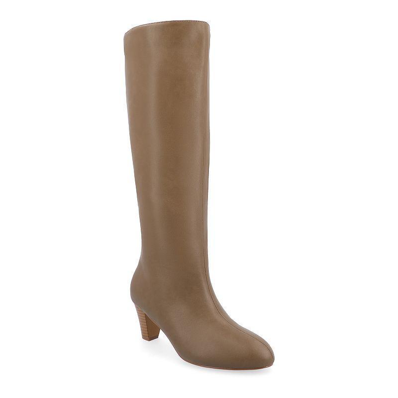 Journee Tru Comfort Foam Womens Jovey Knee High Boots Brown Product Image