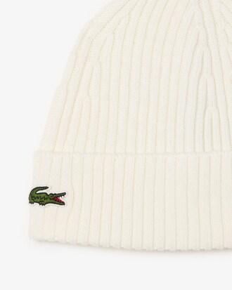 Rib Knit Brushed Wool Beanie Product Image