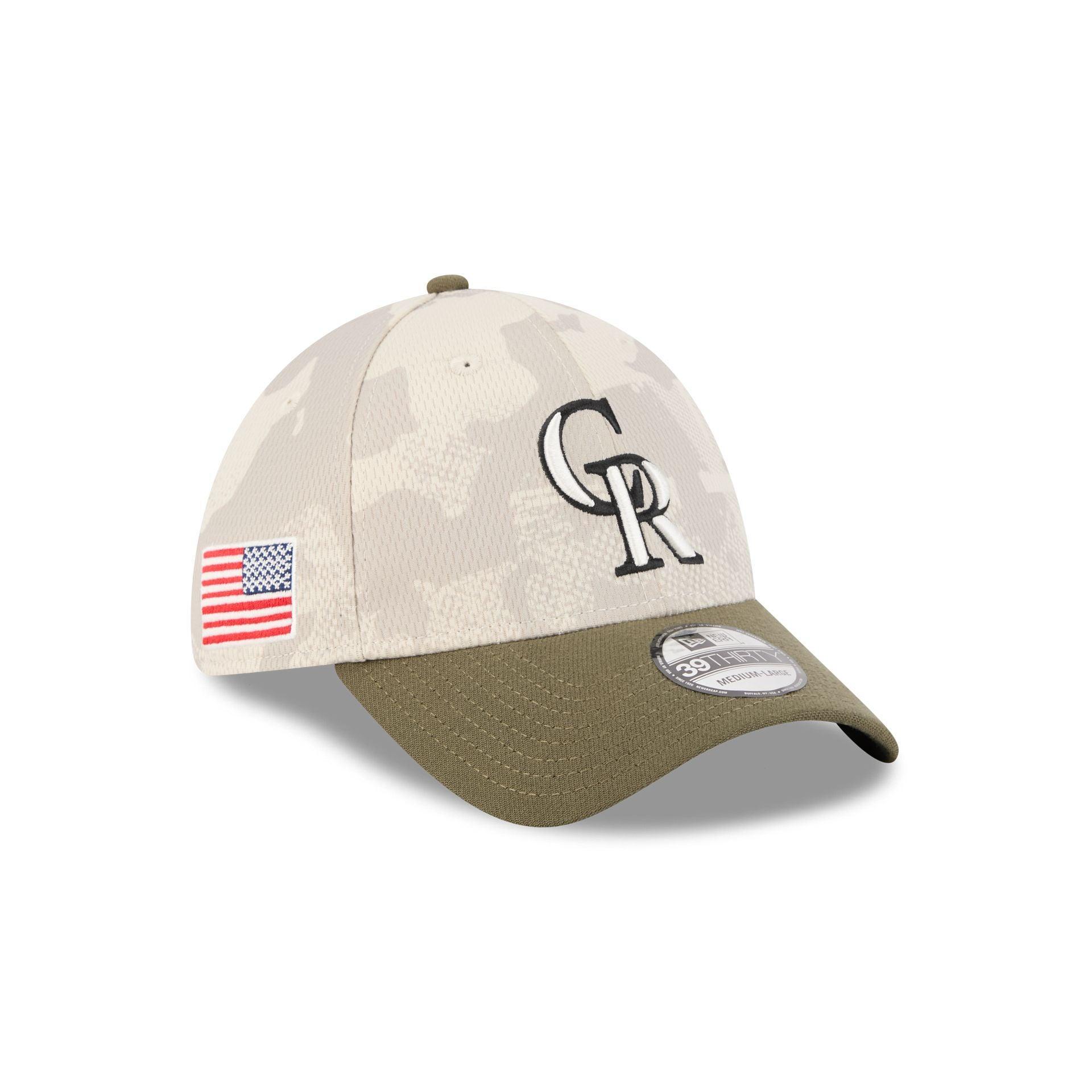 Colorado Rockies Armed Forces Day 2025 39THIRTY Stretch Fit Hat Male Product Image