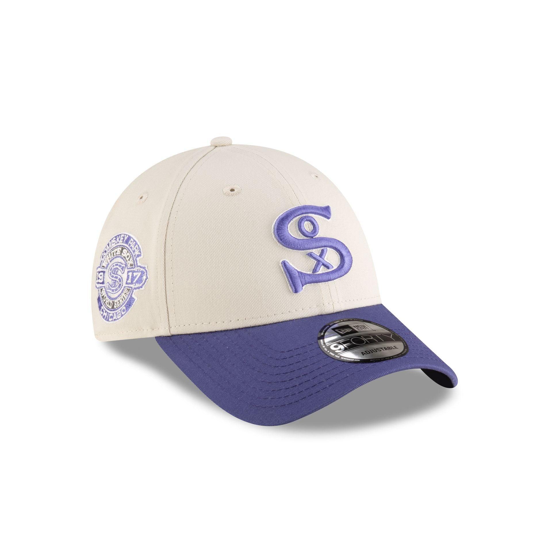 Chicago White Sox Periwinkle 9FORTY Snapback Hat Male Product Image