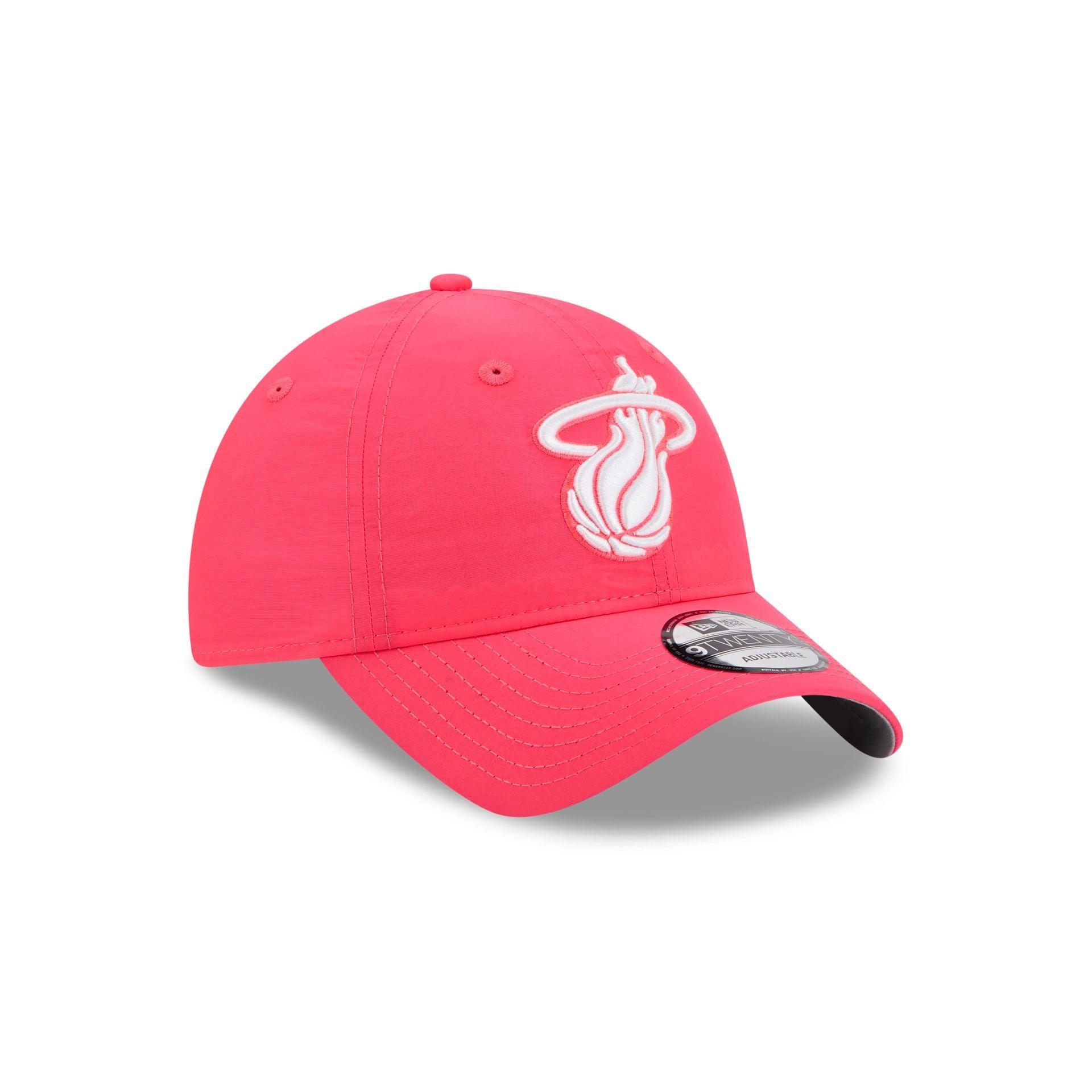 Miami Heat Everyday Nylon Pink 9TWENTY Adjustable Hat Male Product Image