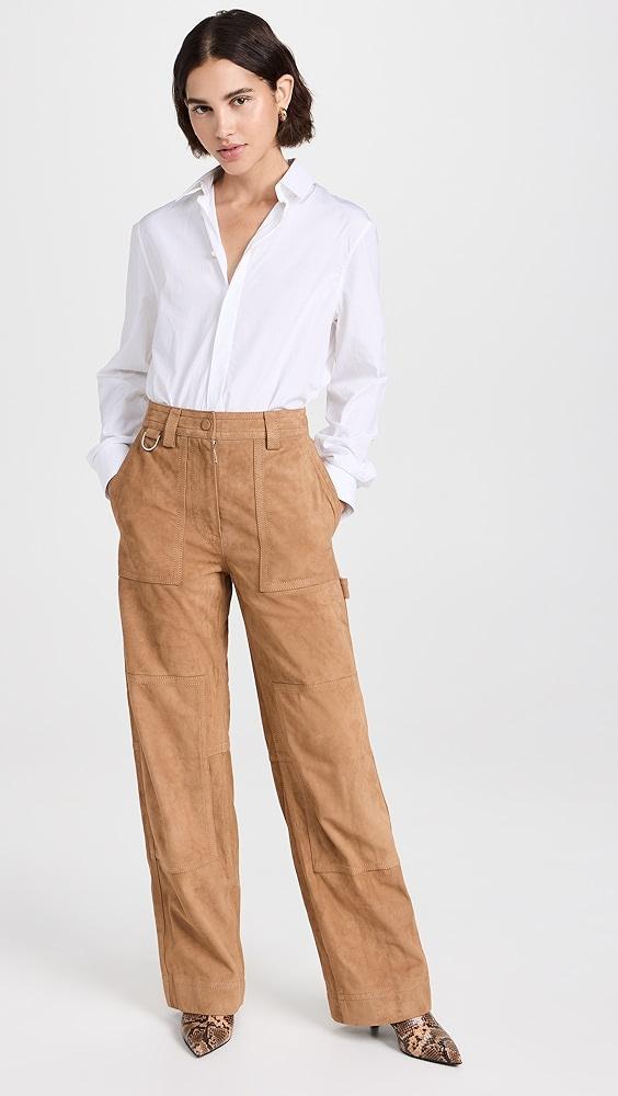 Saks Potts Rose Leather Pants | Shopbop Product Image