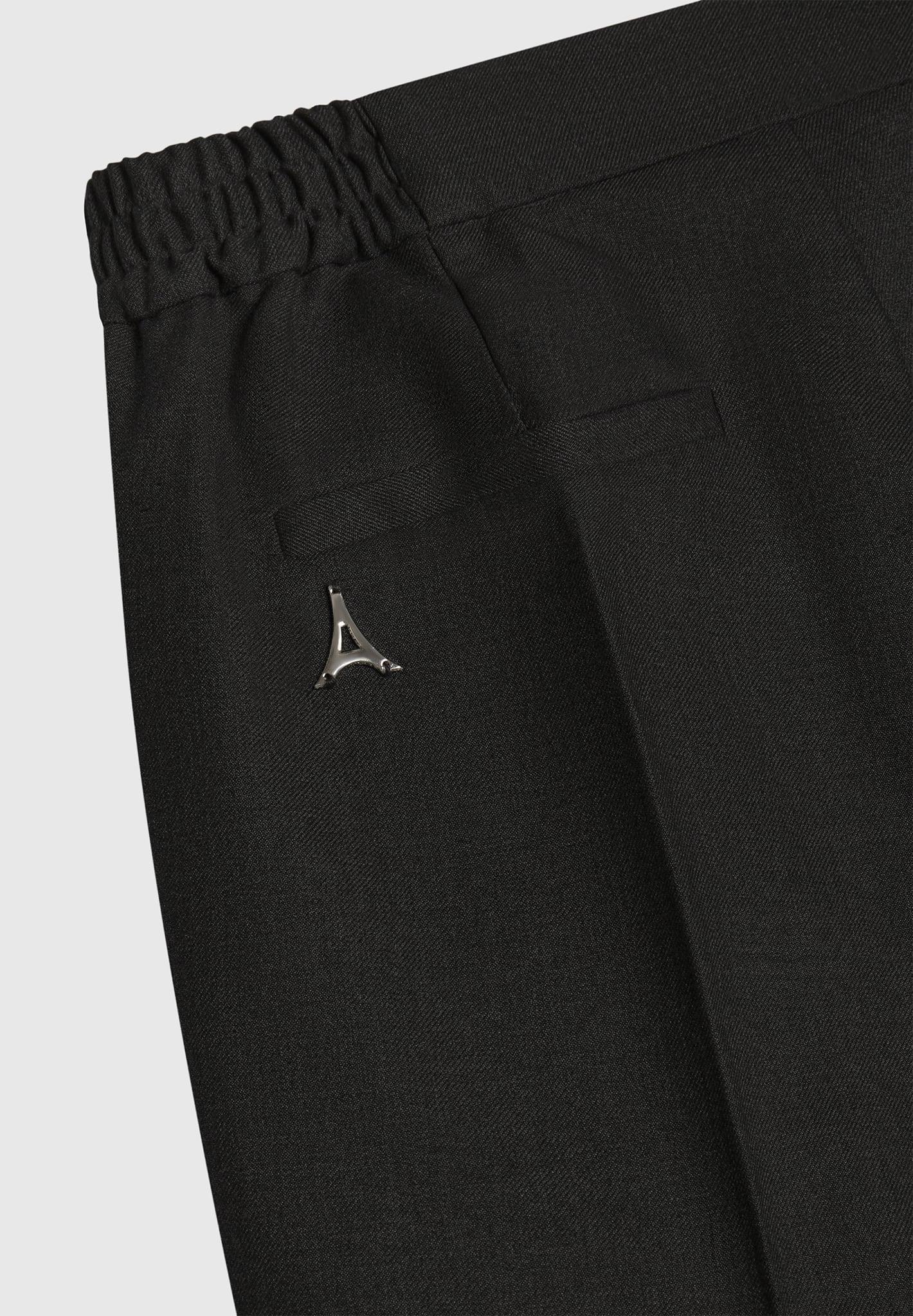 Claude - Slim Fit Tailored Trousers - Black Male Product Image
