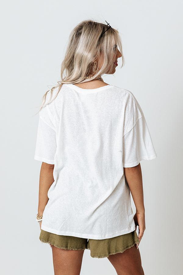 Popular Opinion Shift Tee In Ivory Product Image