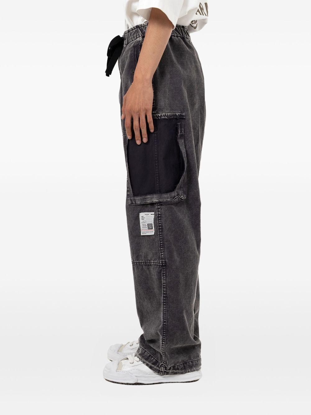 panelled drawstring jeans Product Image