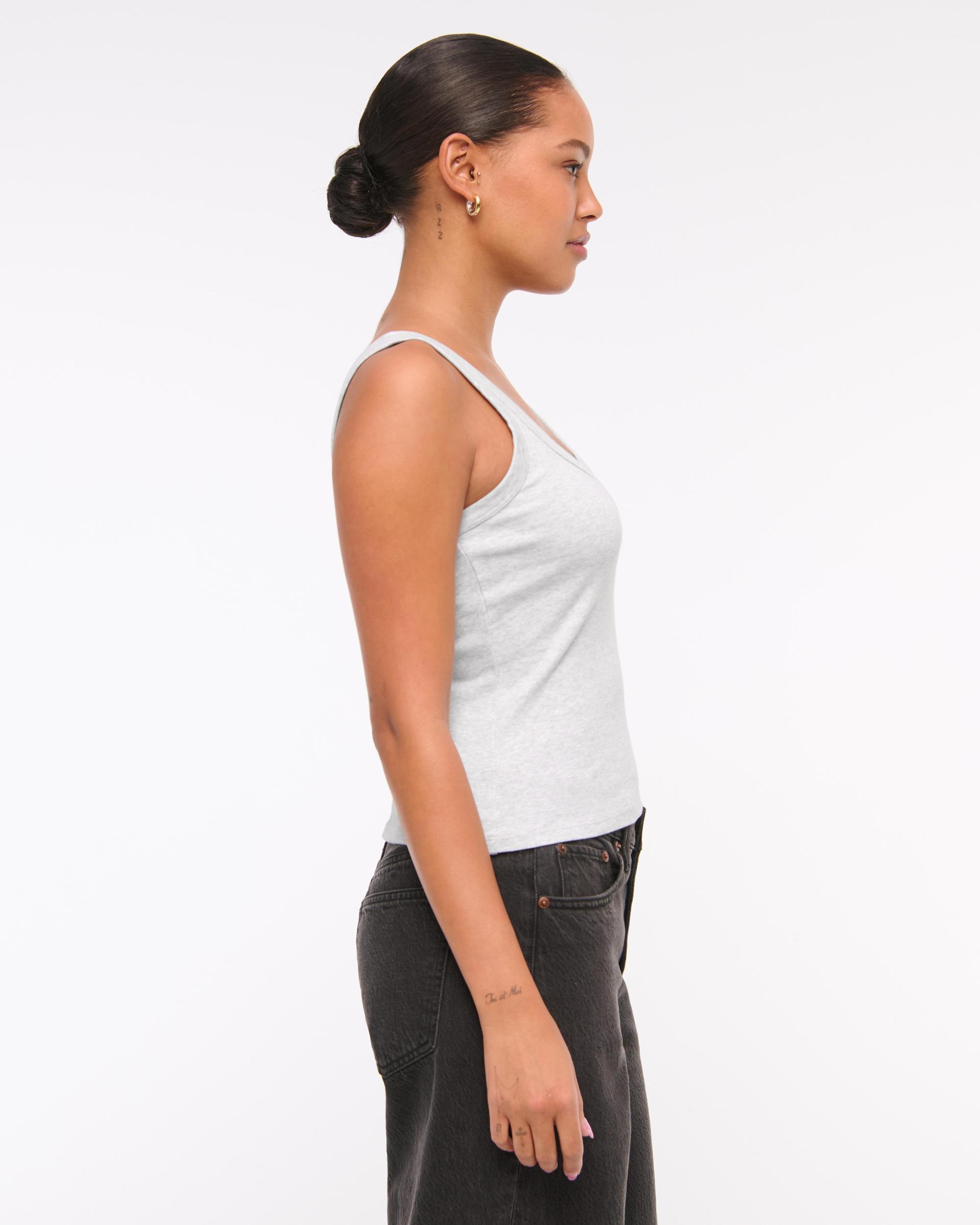 Vintage Rib Tuckable Scoopneck Tank Product Image