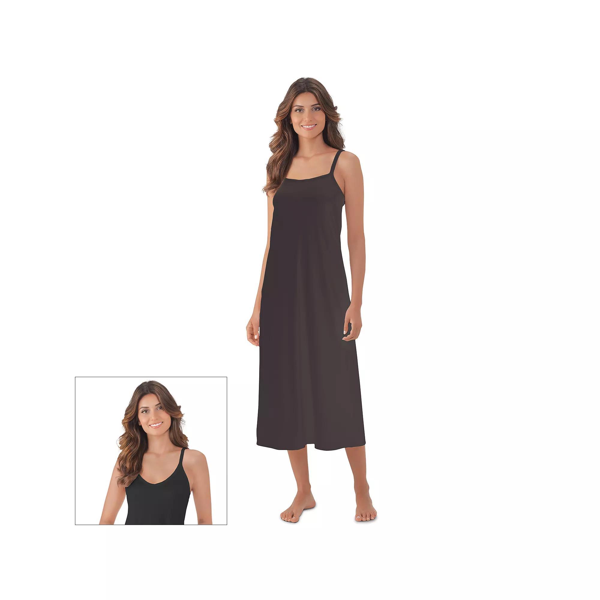 Vanity Fair Lingerie® Daywear Solutions Spinslip 32-in. 10158 - Women's, Size: 38 32, Black Product Image