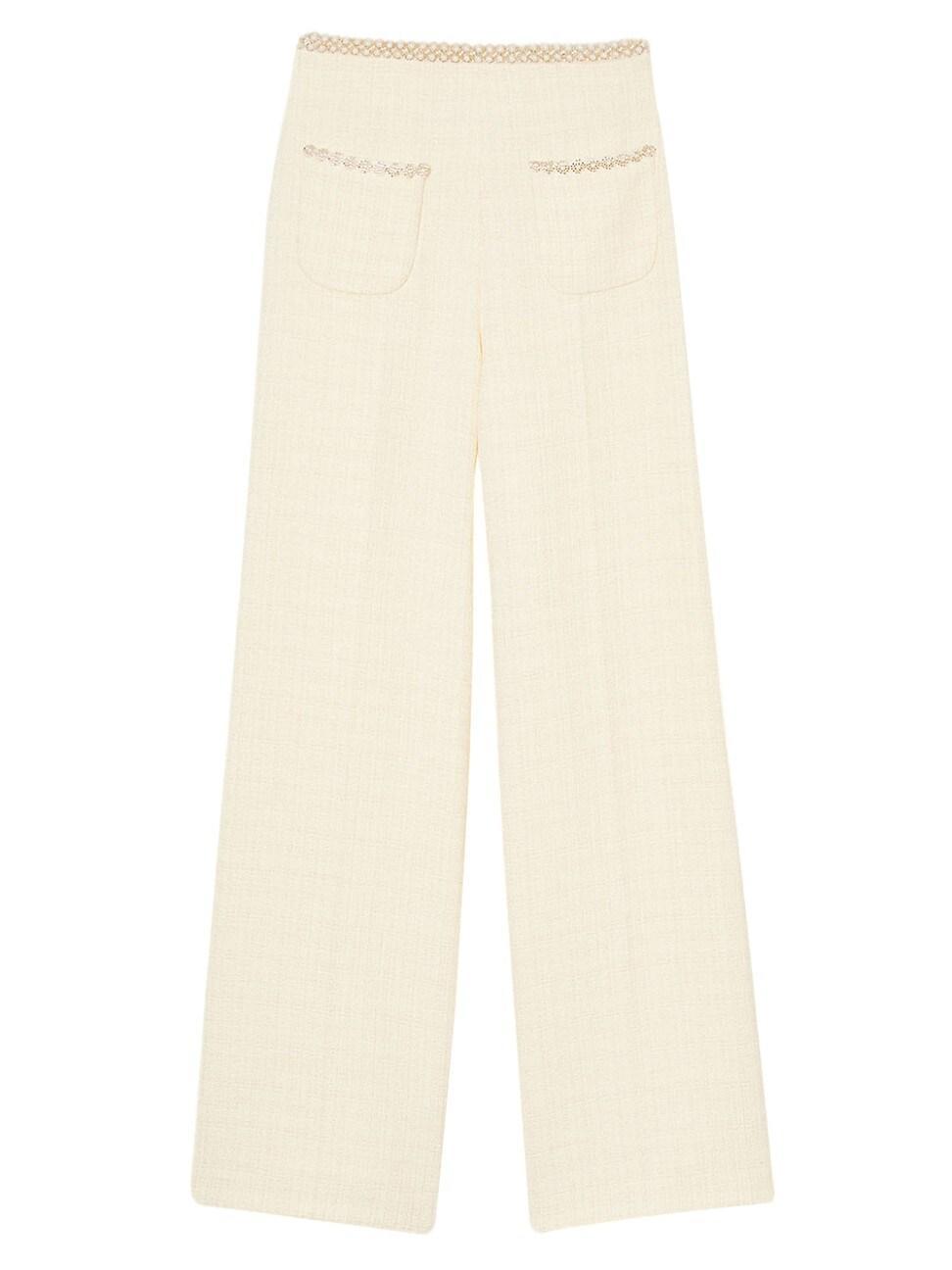 Womens Tweed Trousers Product Image