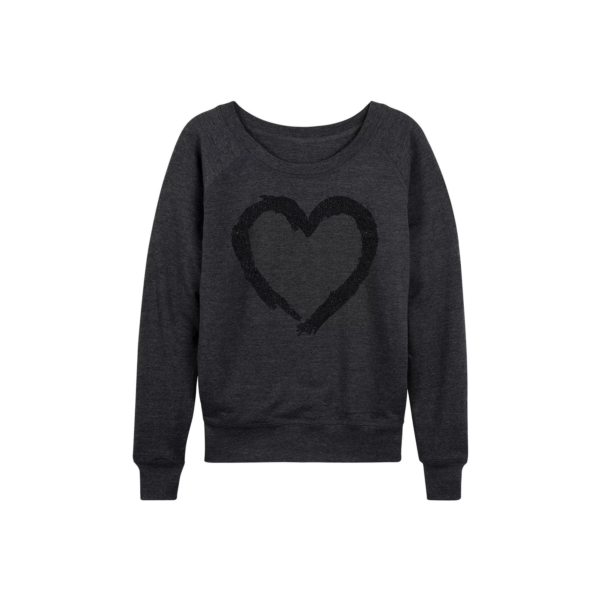 Women's Wicked Elphaba & Glinda French Terry Long Sleeve Tee, Size: Small, Brown Product Image