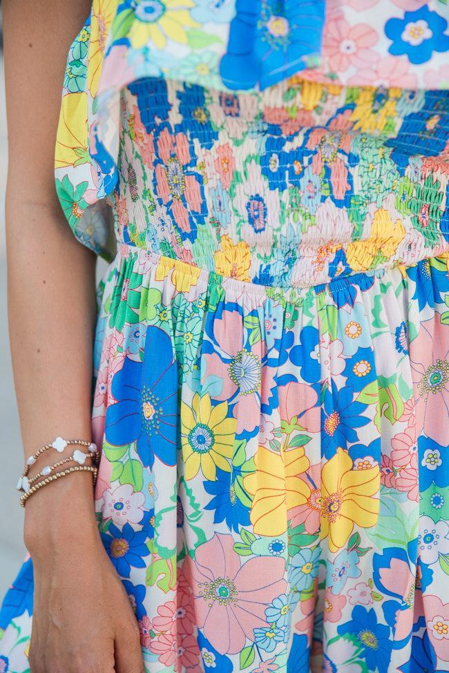 Made For Sun Floral Woven Romper SALE Product Image