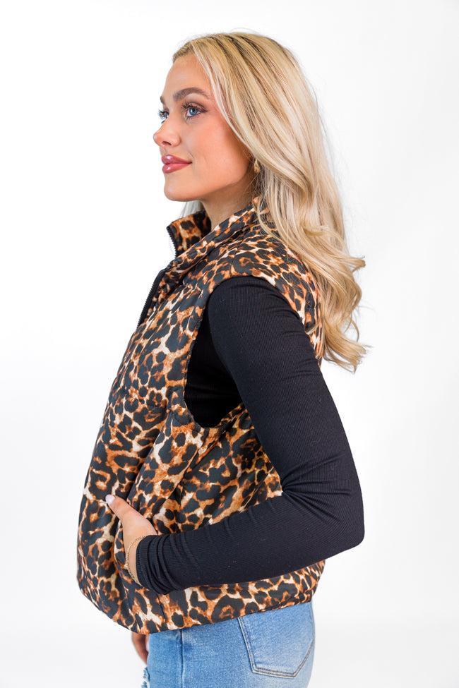 Set Out In Untamed Elegance Puffer Vest FINAL SALE Product Image