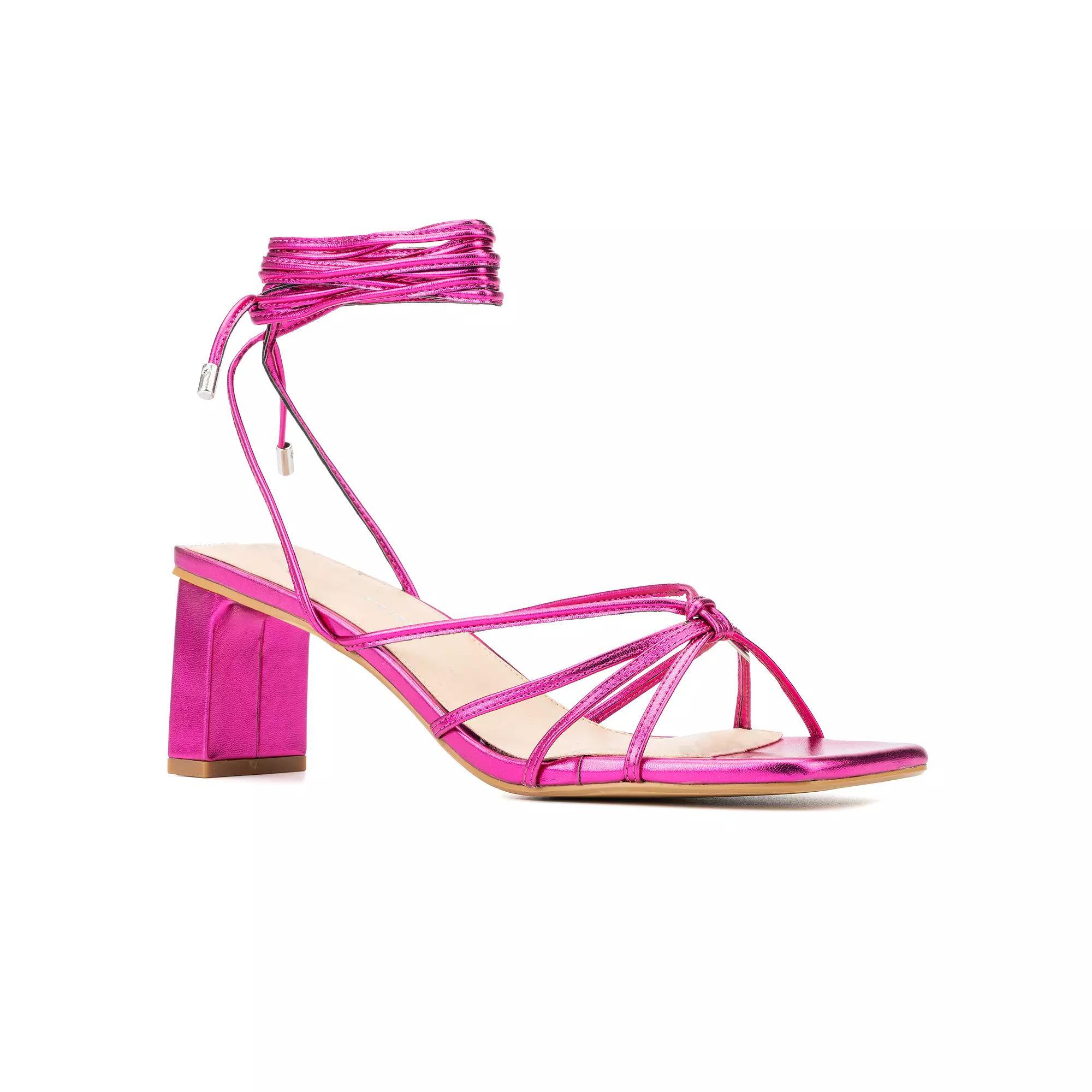 Fashion to Figure Lana Womens Wide Width Heeled Sandals Product Image