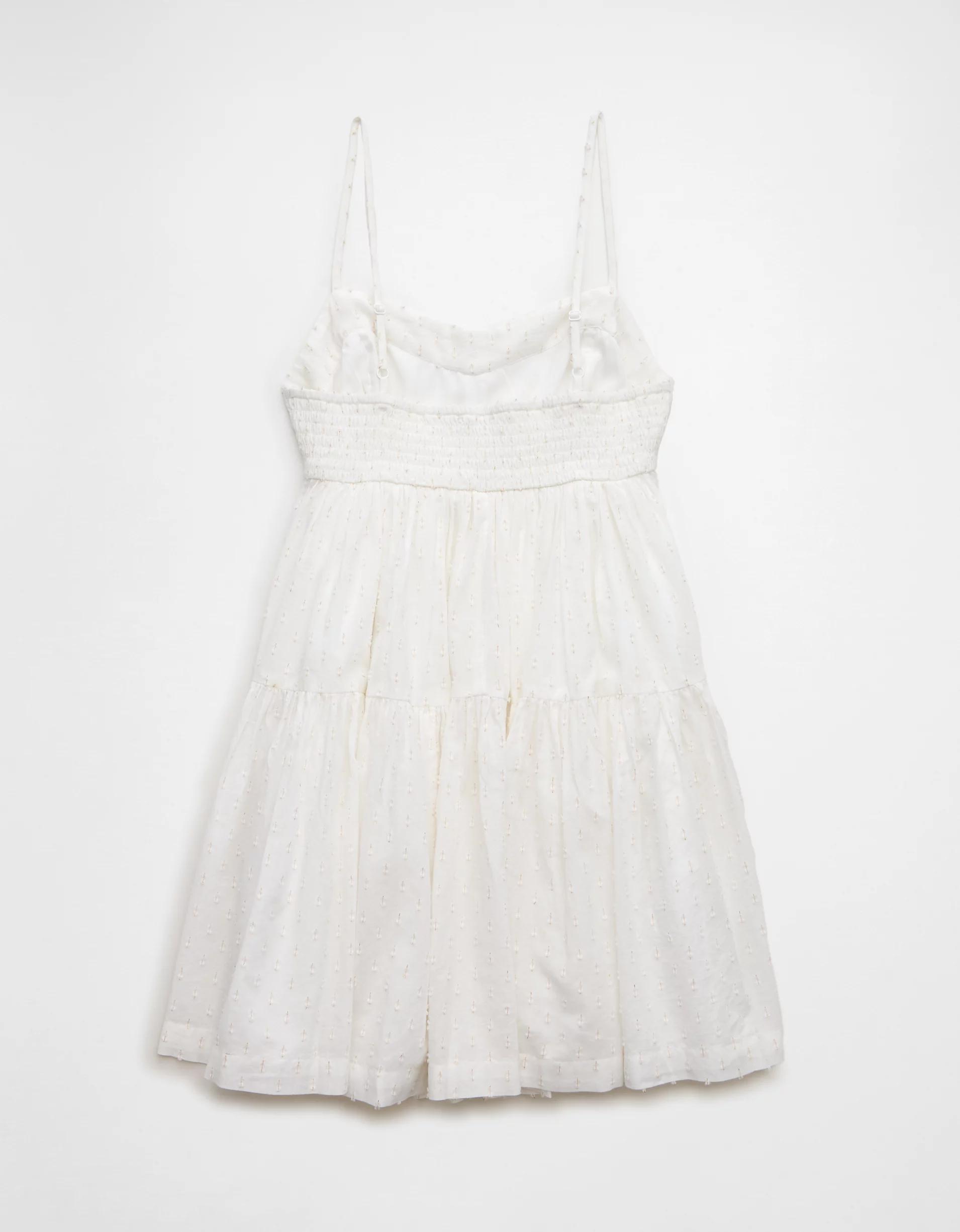 AE Tiered Babydoll Mini Dress Product Image