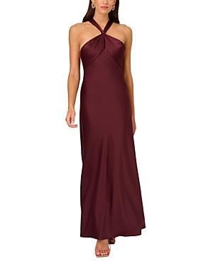 Liv Foster Knotted Satin Gown Product Image