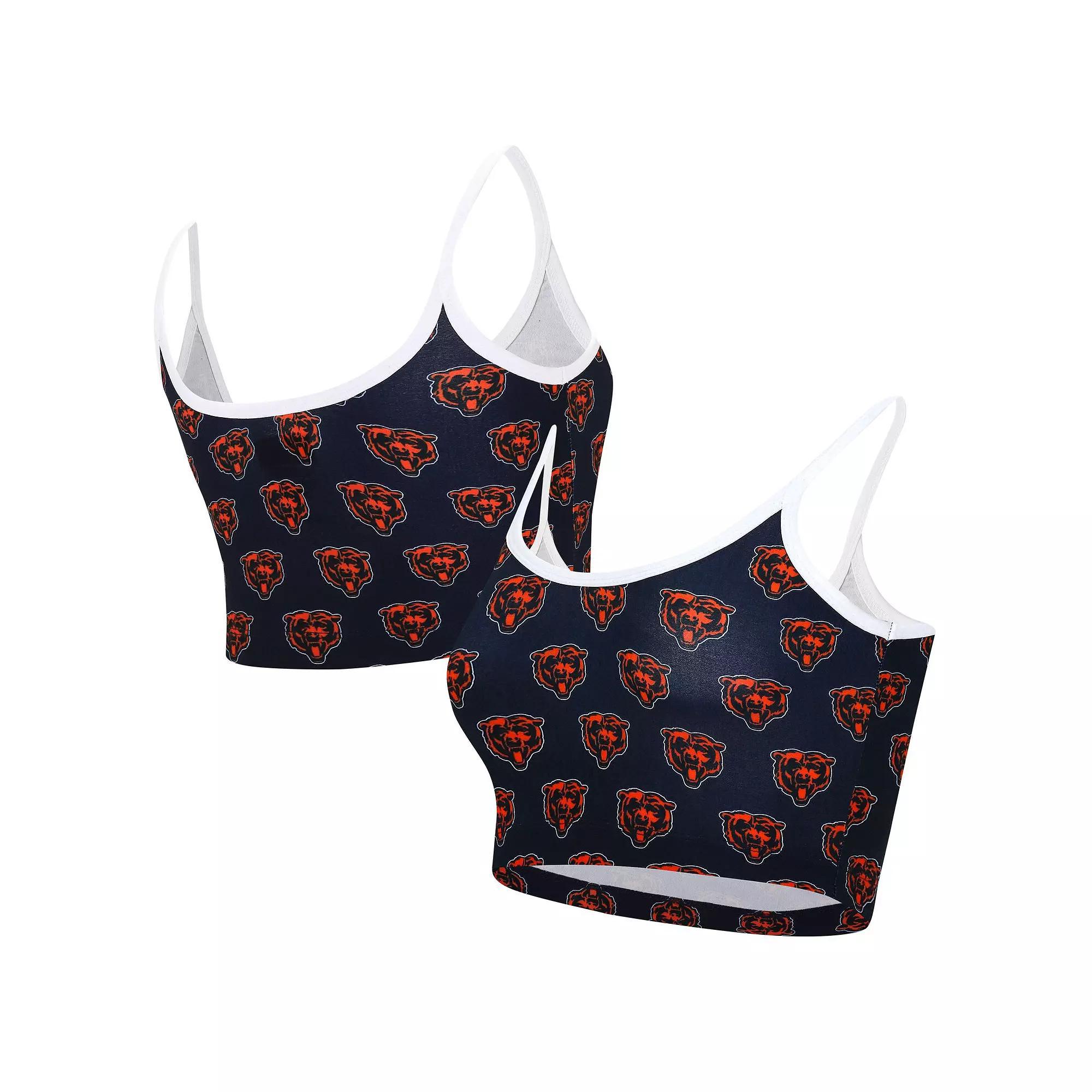 Womens Concepts Sport Chicago Bears Gauge Lounge Bralette Blue Product Image