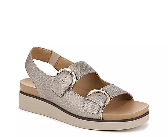 LifeStride Goodie Women's Slingback Platform Sandals, Size: 6.5, Bronze Product Image