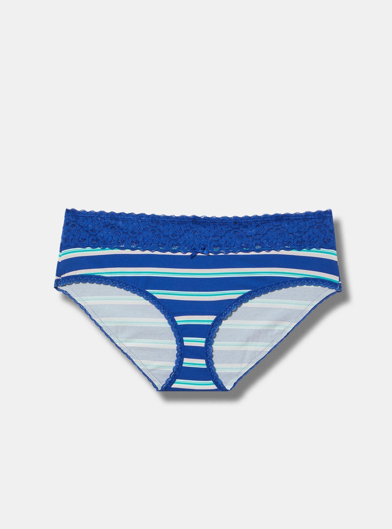 Mid-Rise Hipster Lace Trim Panty Product Image