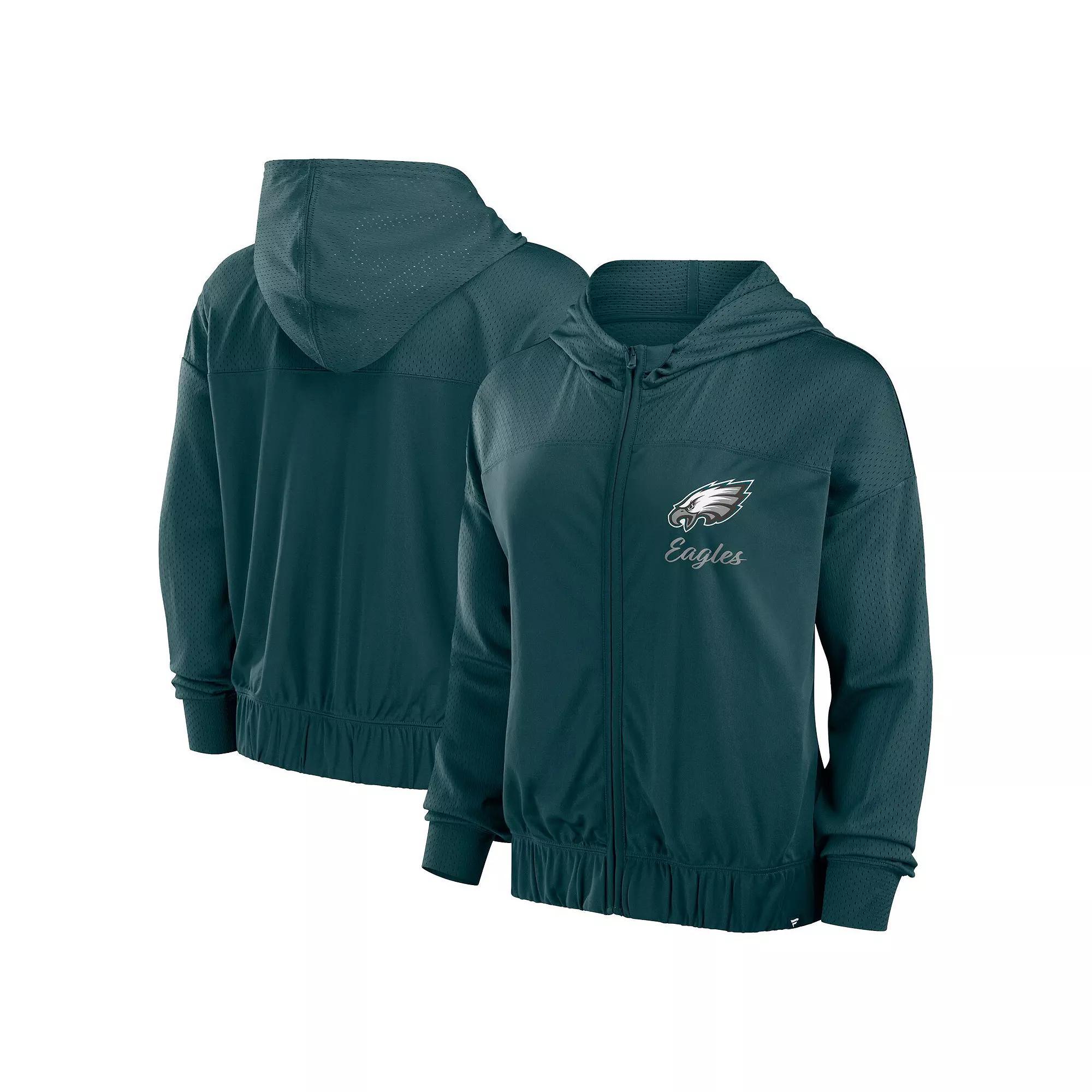 Women's Fanatics Black New Orleans Saints Script Lock Full-Zip Hoodie, Size: Medium Product Image