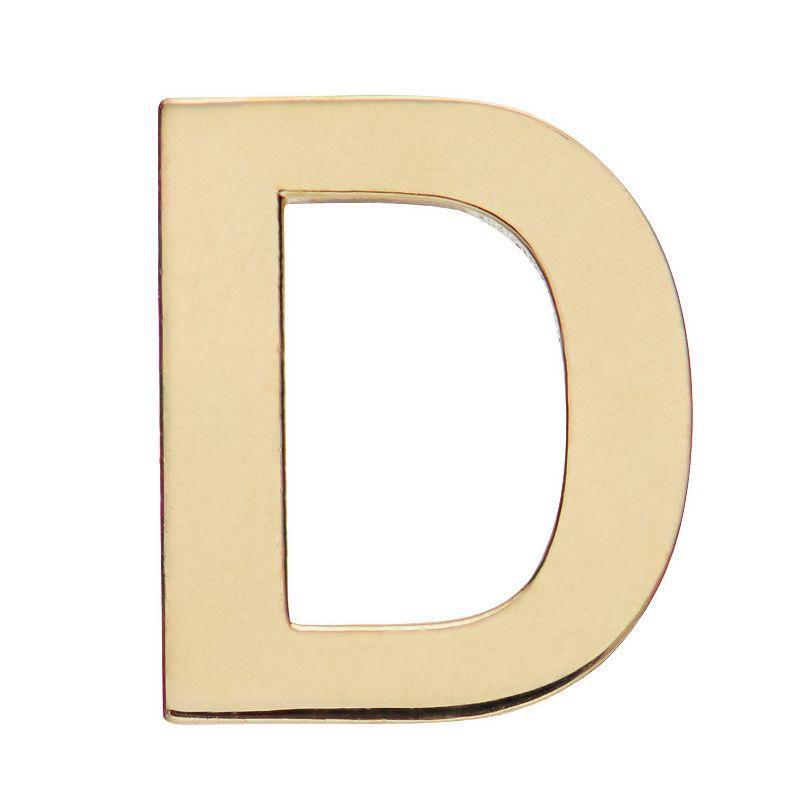 Au Naturale 14k Gold Initial Single Stud Earring, Women's Product Image