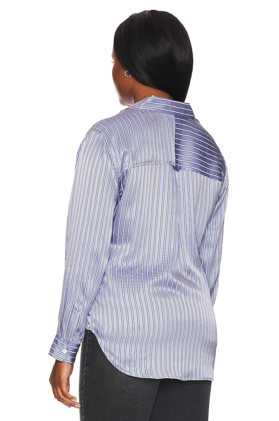 Womens Spencer Silk Striped Shirt Product Image