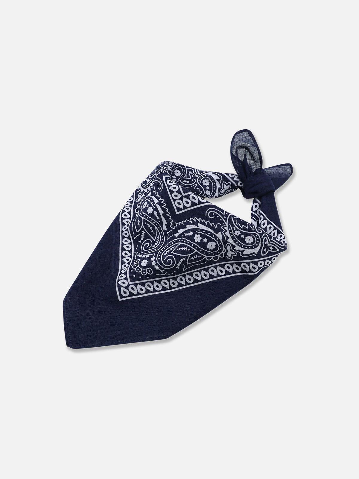 Bandana Print Square Scarf Product Image