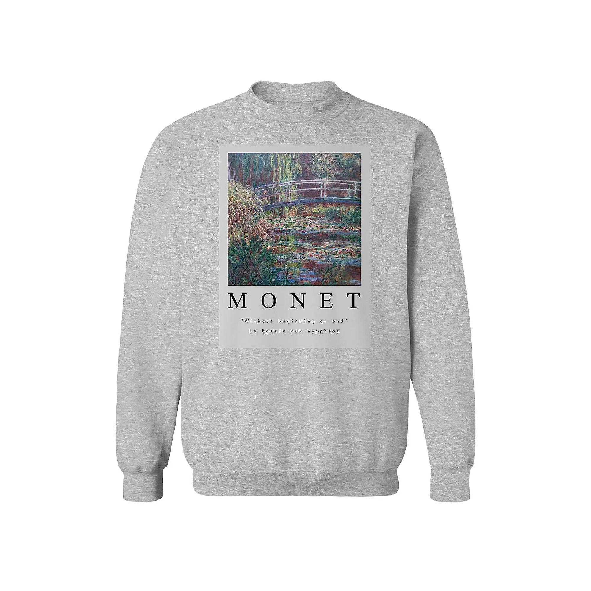 Men's apoh - Monet Without Graphic Sweatshirt, Size: Small, Sport Gray Product Image