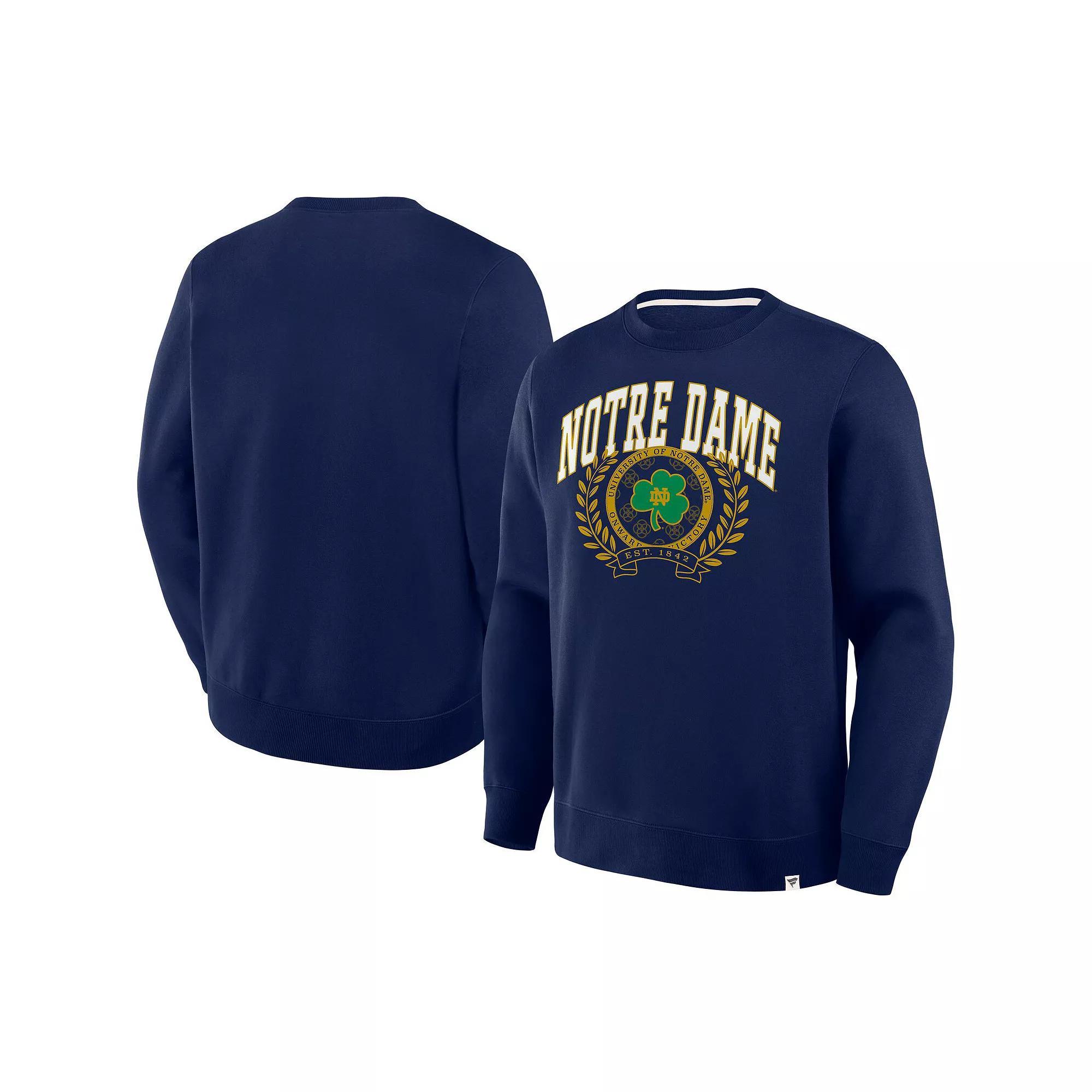 Men's Fanatics Navy Notre Dame Fighting Irish Strength in Unity Legacy Pullover Sweatshirt, Size: Medium, Blue Product Image