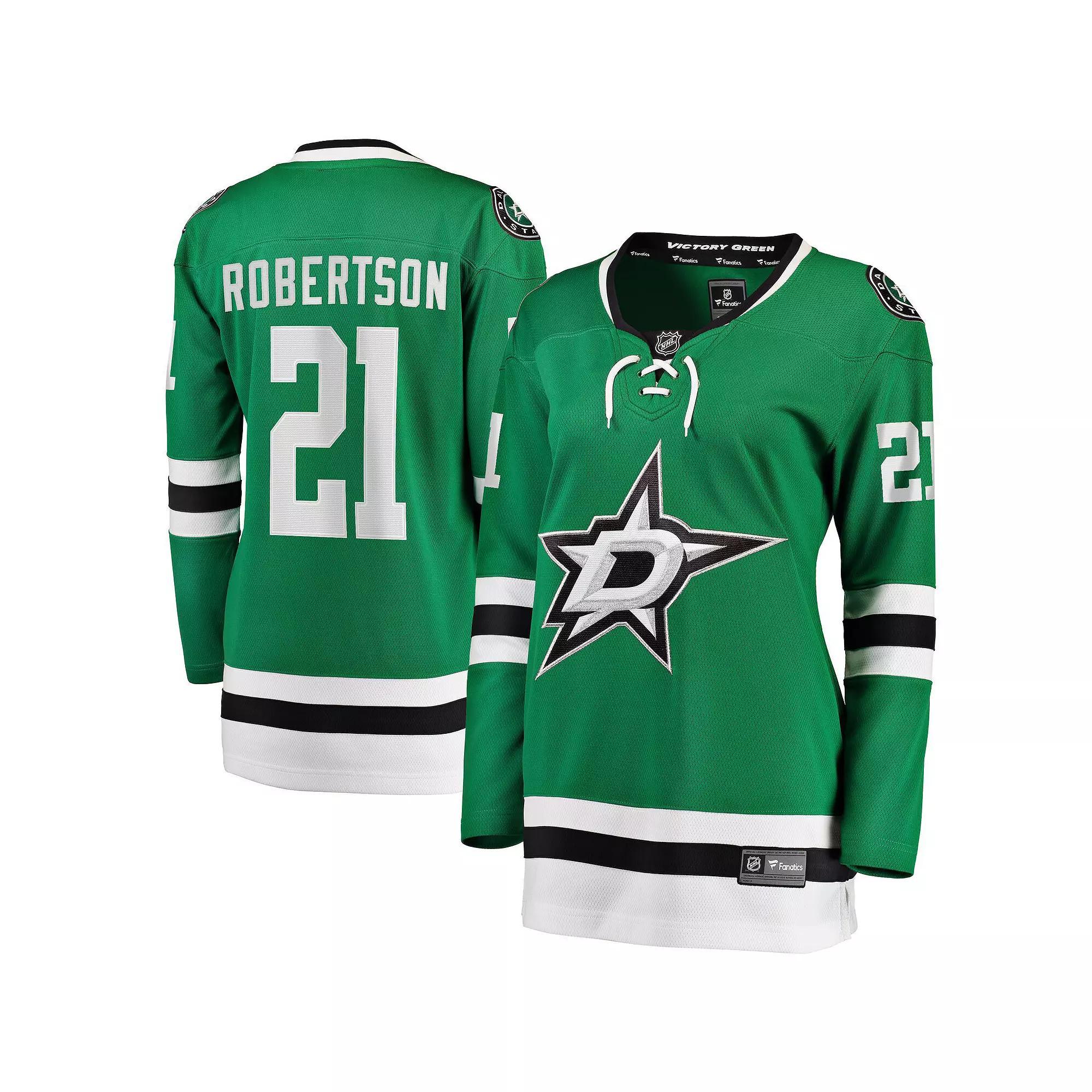 Women's Fanatics Branded Jason Robertson Kelly Green Dallas Stars 2017/18 Home Breakaway Jersey, Size: Medium, Str Green Product Image