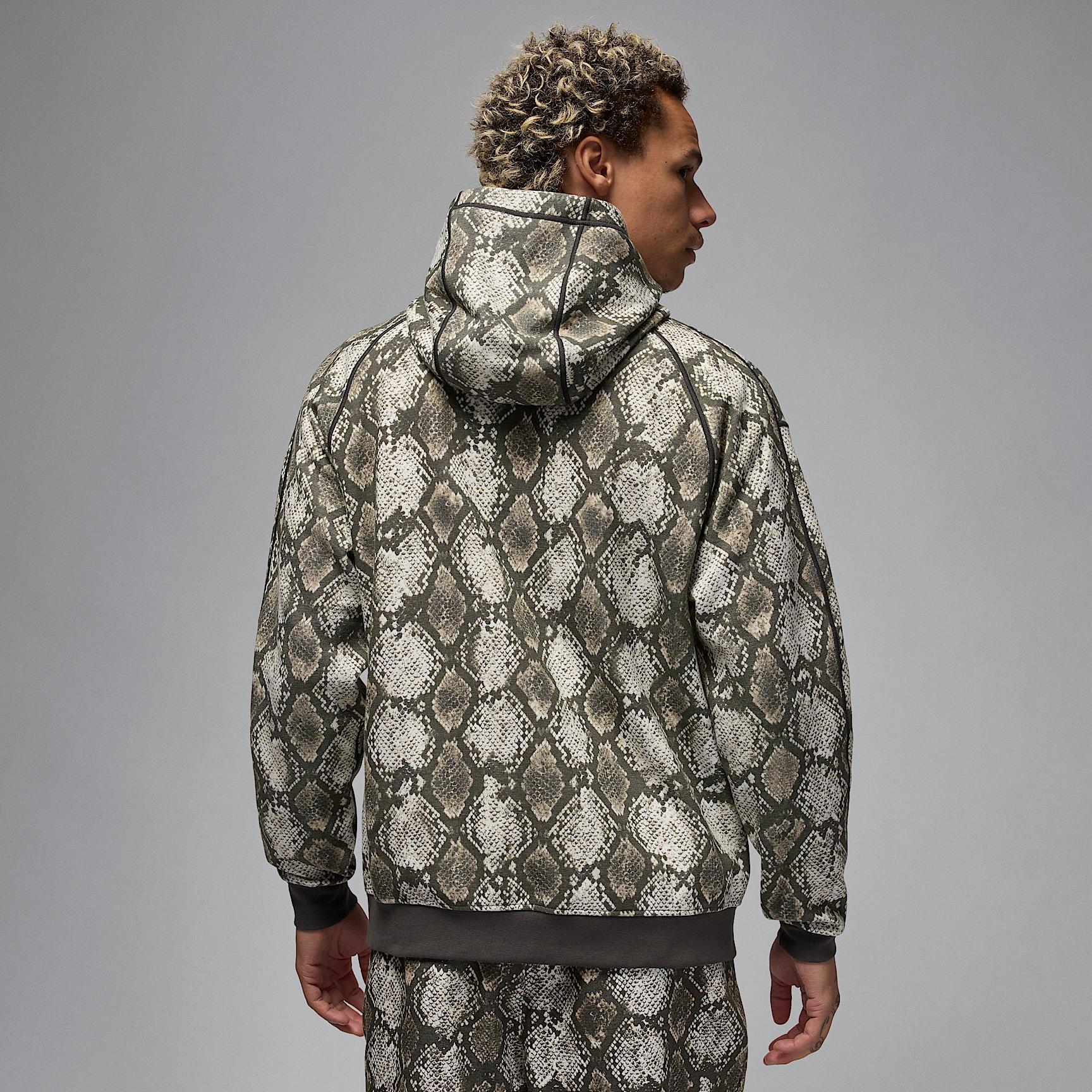 Jordan Sport Hoop Fleece Men's Dri-FIT Printed Pullover Hoodie Product Image