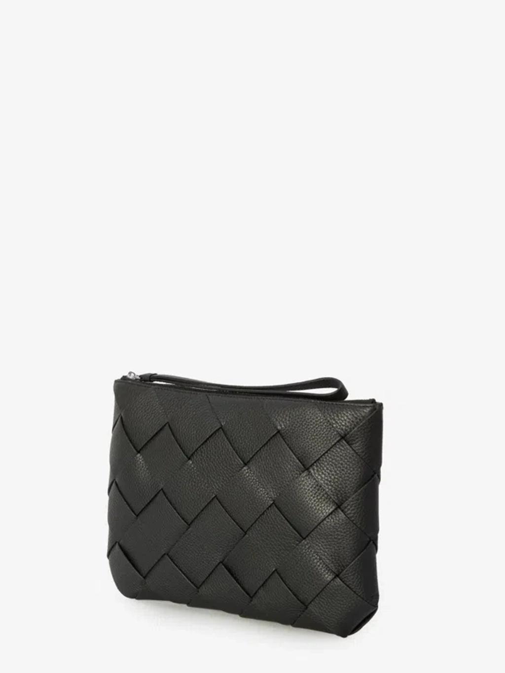 BOTTEGA VENETA Large Diago Pouch In Black Product Image