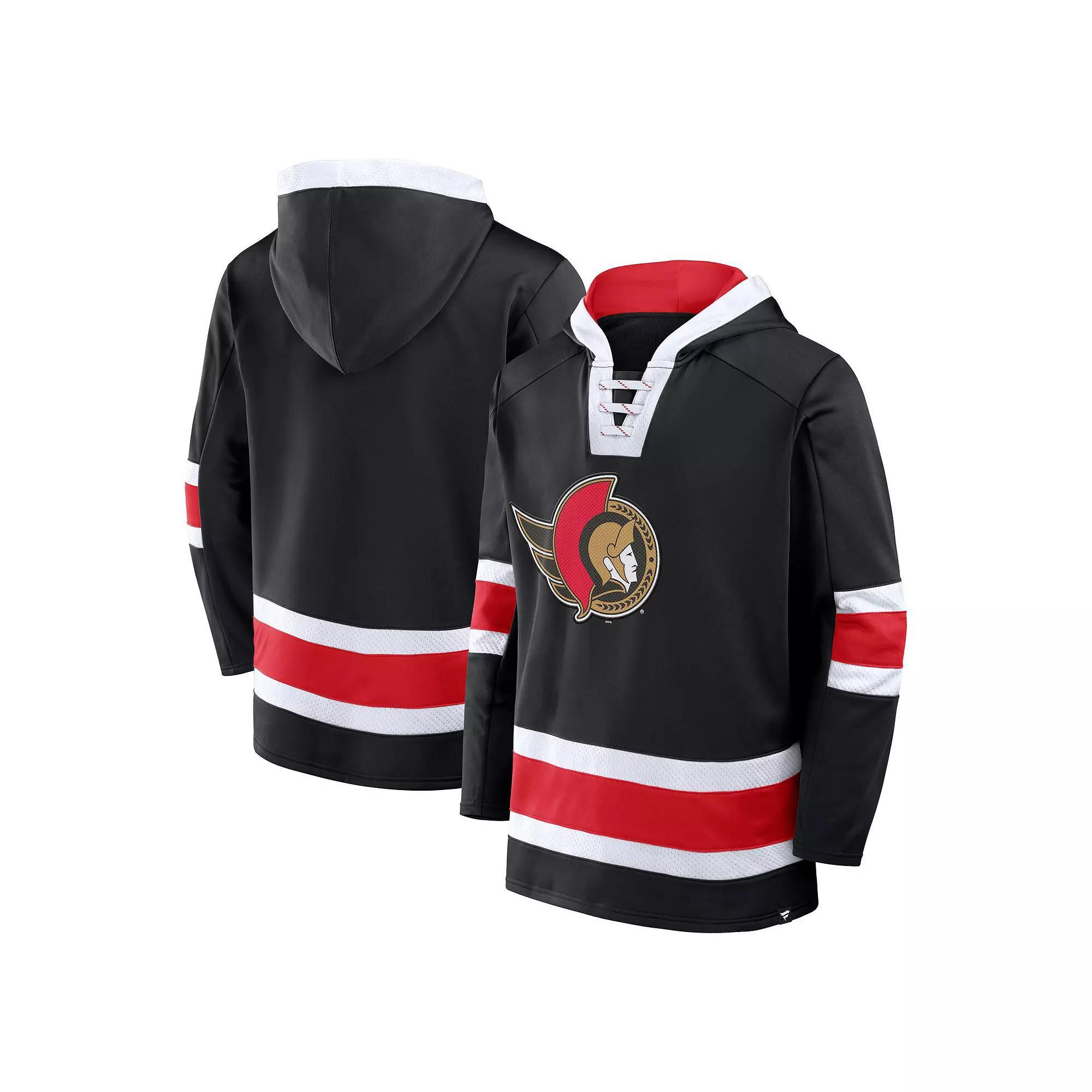 Men's Fanatics  Royal New York Islanders Inside Line Fleece Pullover Hoodie, Size: 2XL, Isl Blue Product Image
