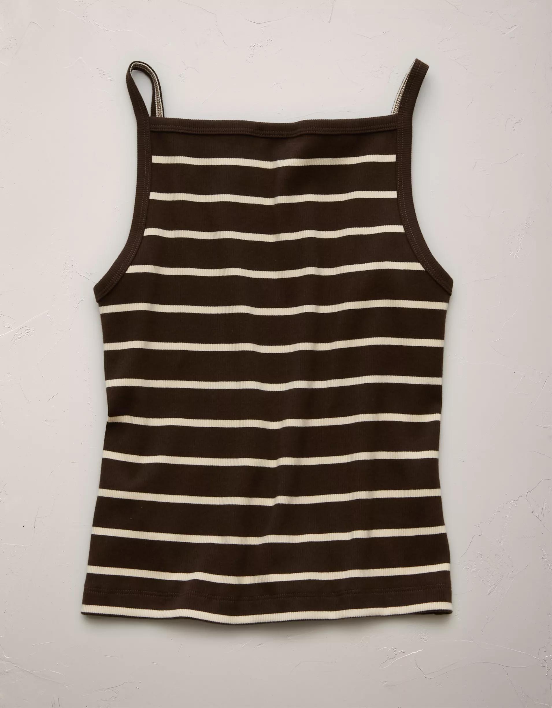 AE77 Premium Straight Neck Tank Top Product Image