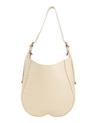 BURBERRY Woman Shoulder Bag Cream Size - Calfskin In White Product Image