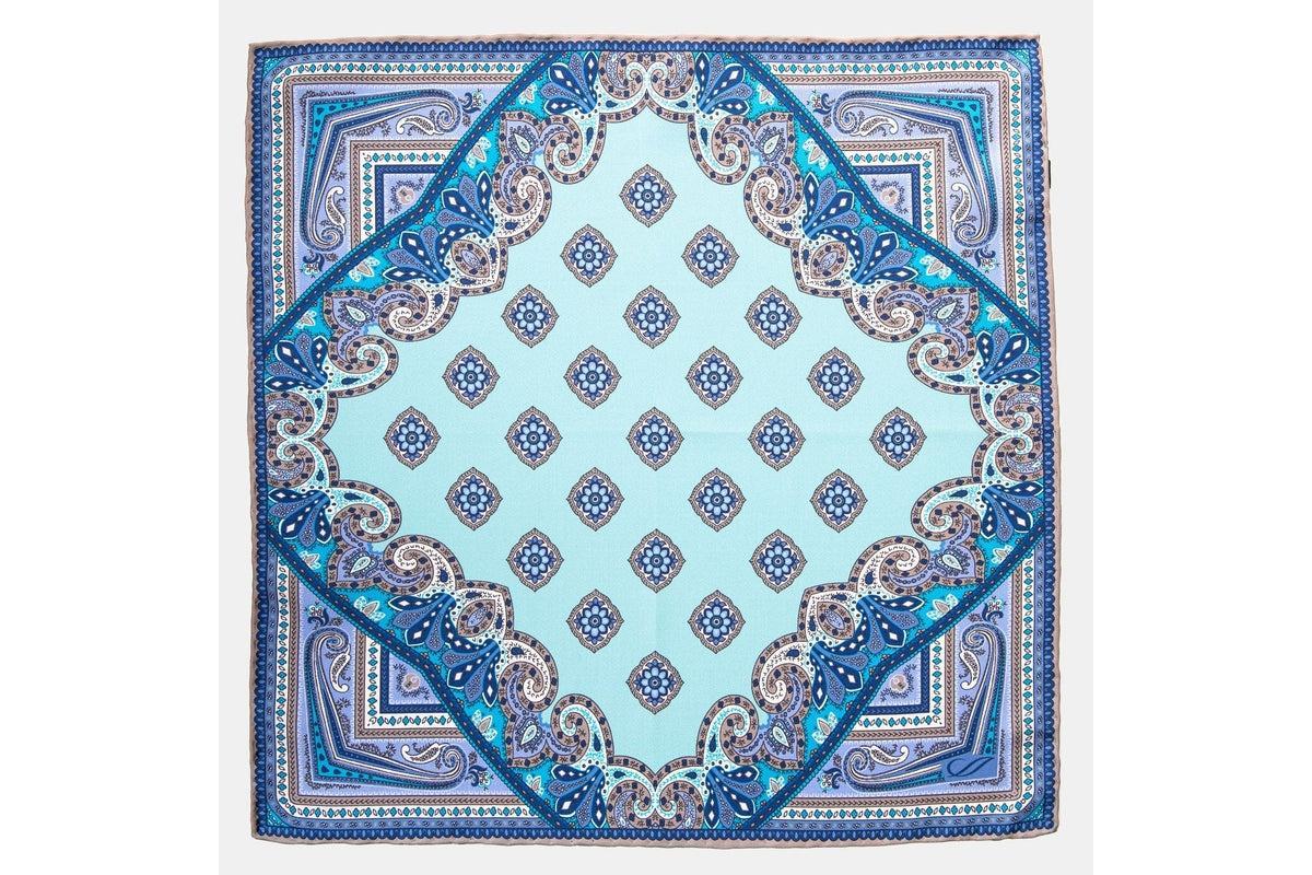Elizabetta Lugano - Silk Pocket Square for Men in White at Nordstrom Product Image