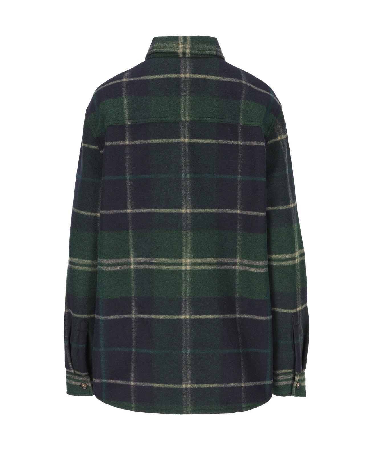 BARBOUR Checked Long In Green Product Image