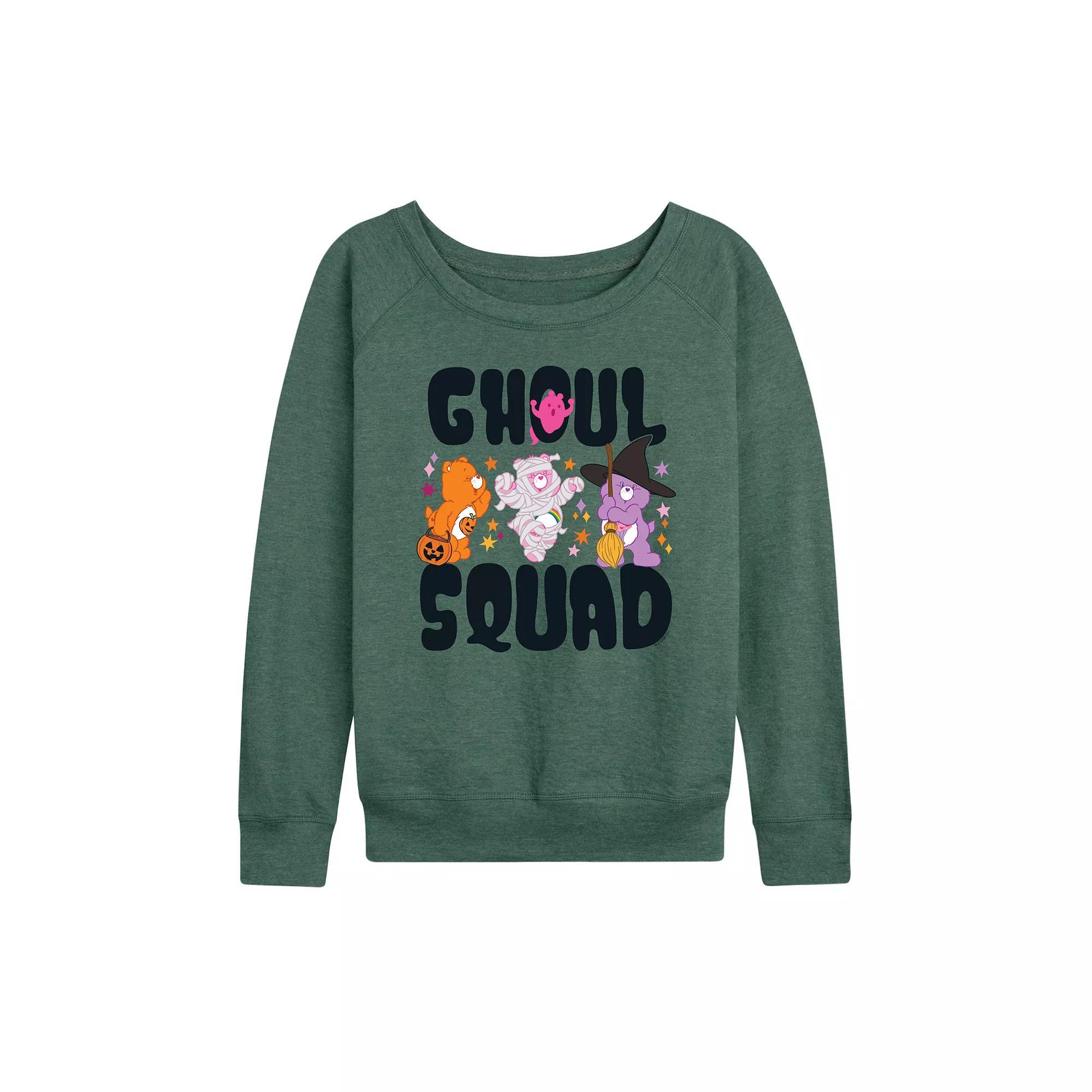 Womens Care Bears Halloween Ghoul Squad French Terry Long Sleeve Tee Product Image